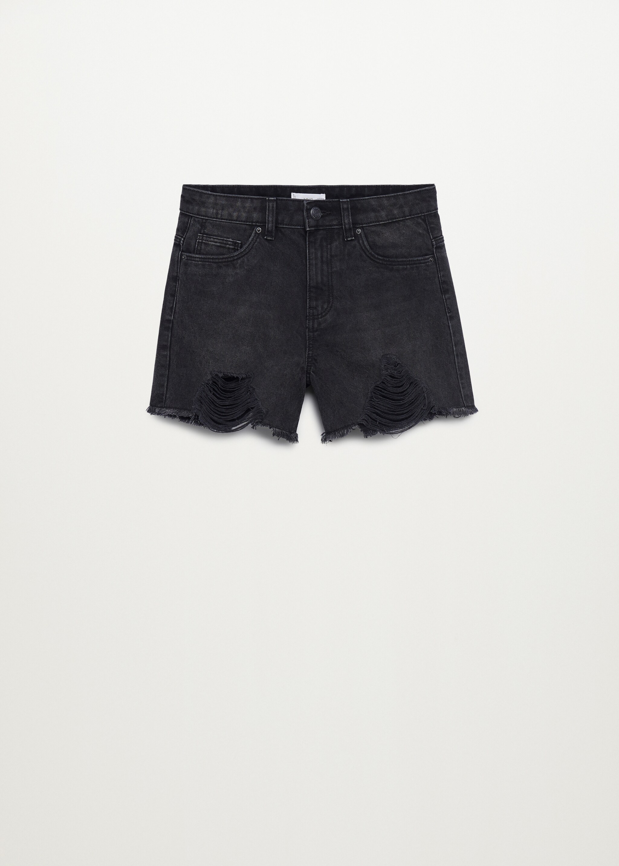 Ripped-detail denim short - Article without model