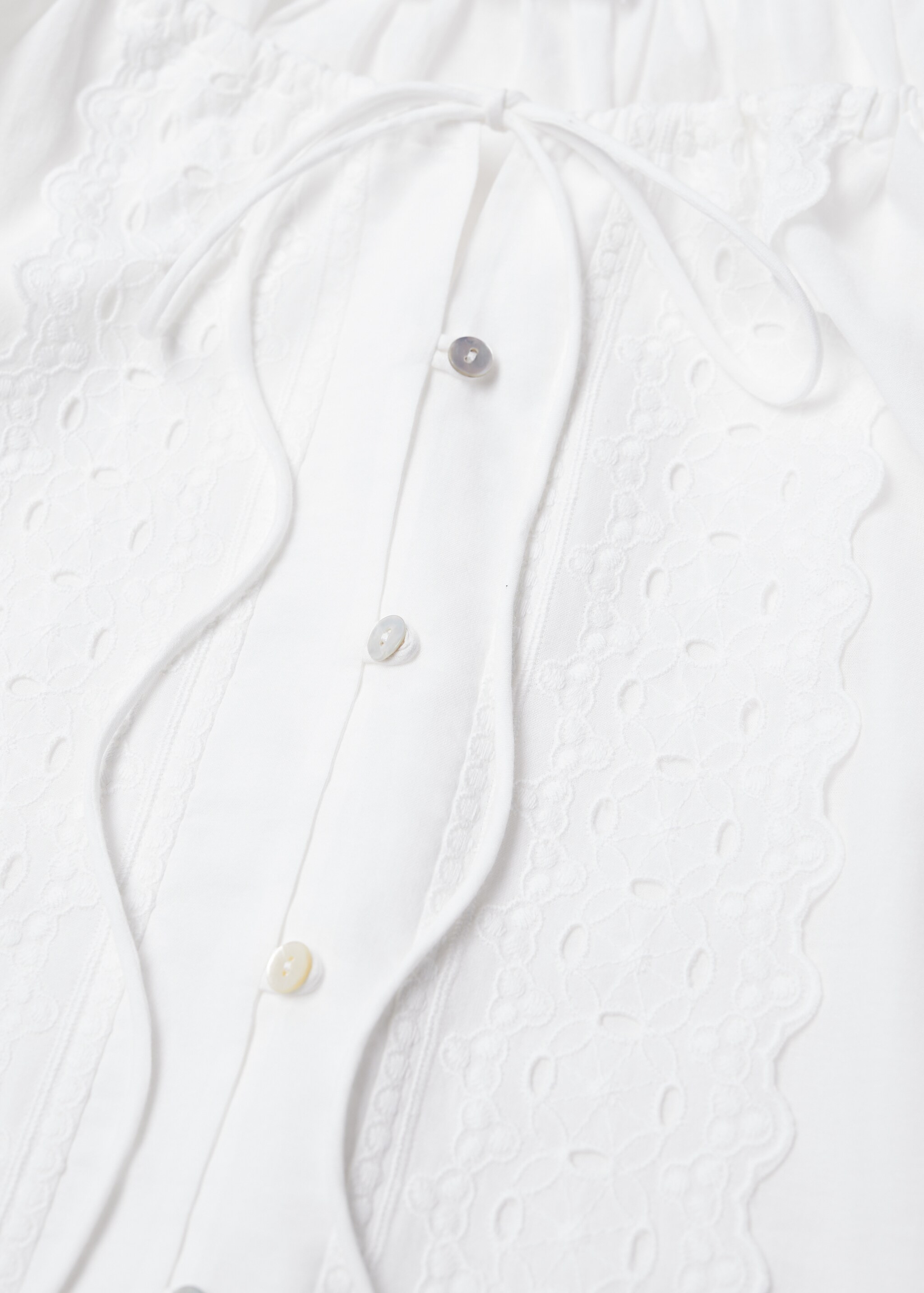 Blusa algodón orgánico calados - Detalle del artículo 8