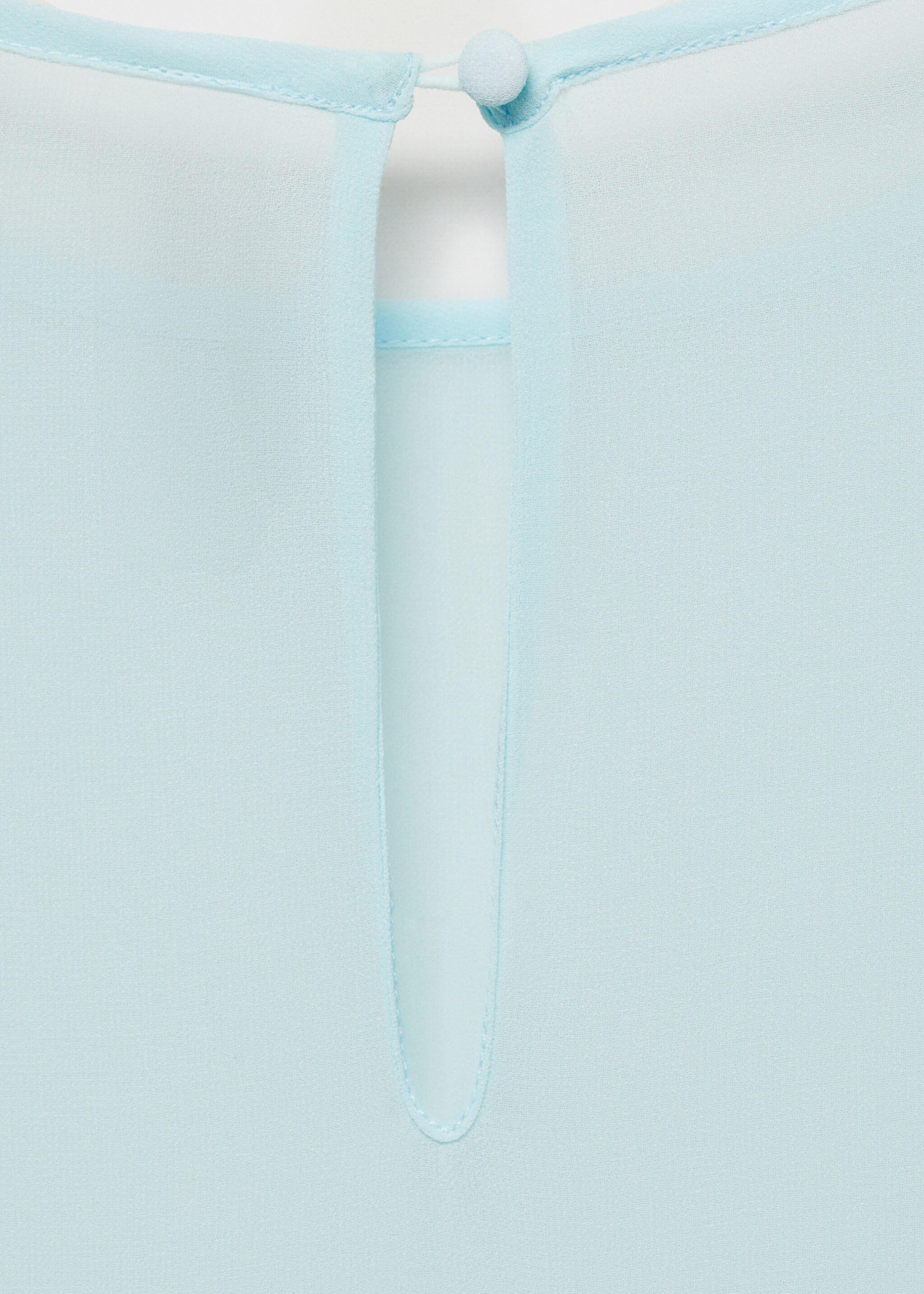 Long semi-transparent cape - Details of the article 0, Sky Blue. Ref: 87065724-00.