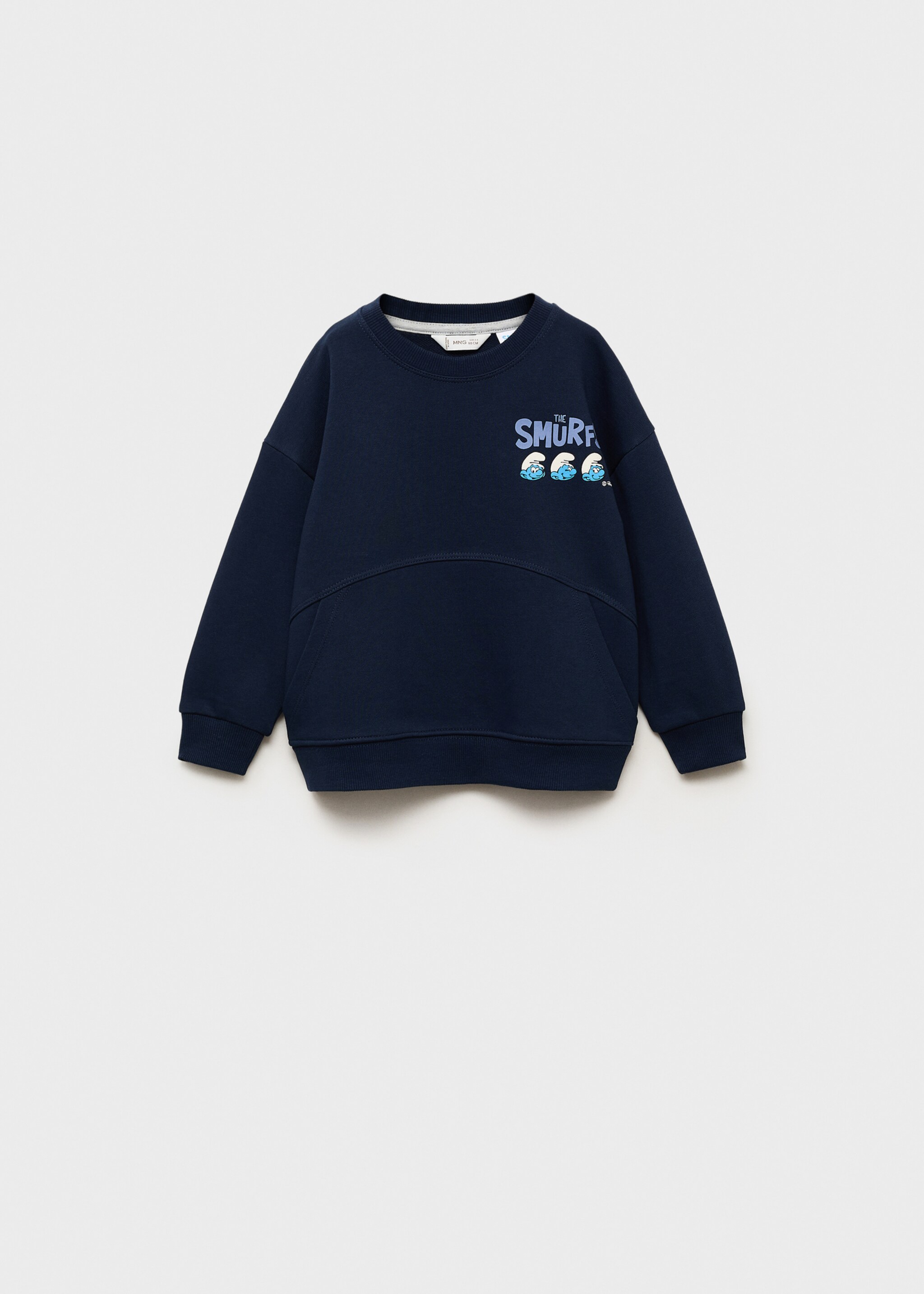 Sweat-shirt Schtroumpfs - Article sans modèle, Bleu marine foncé. Ref: 87065731-00.