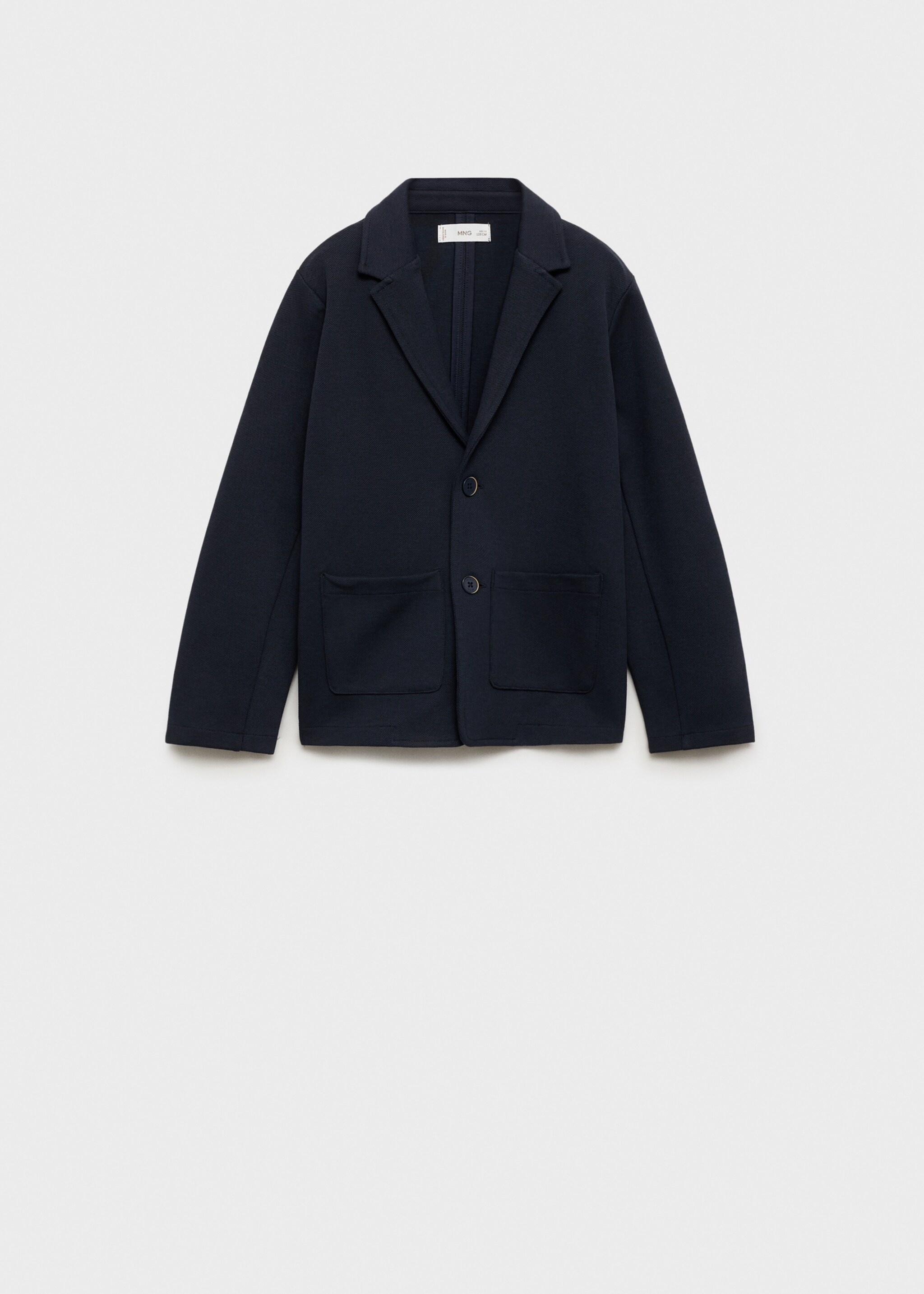 Strickblazer mit Taschen - Artikel ohne Model, Dunkles Marineblau. Ref: 87065732-00.