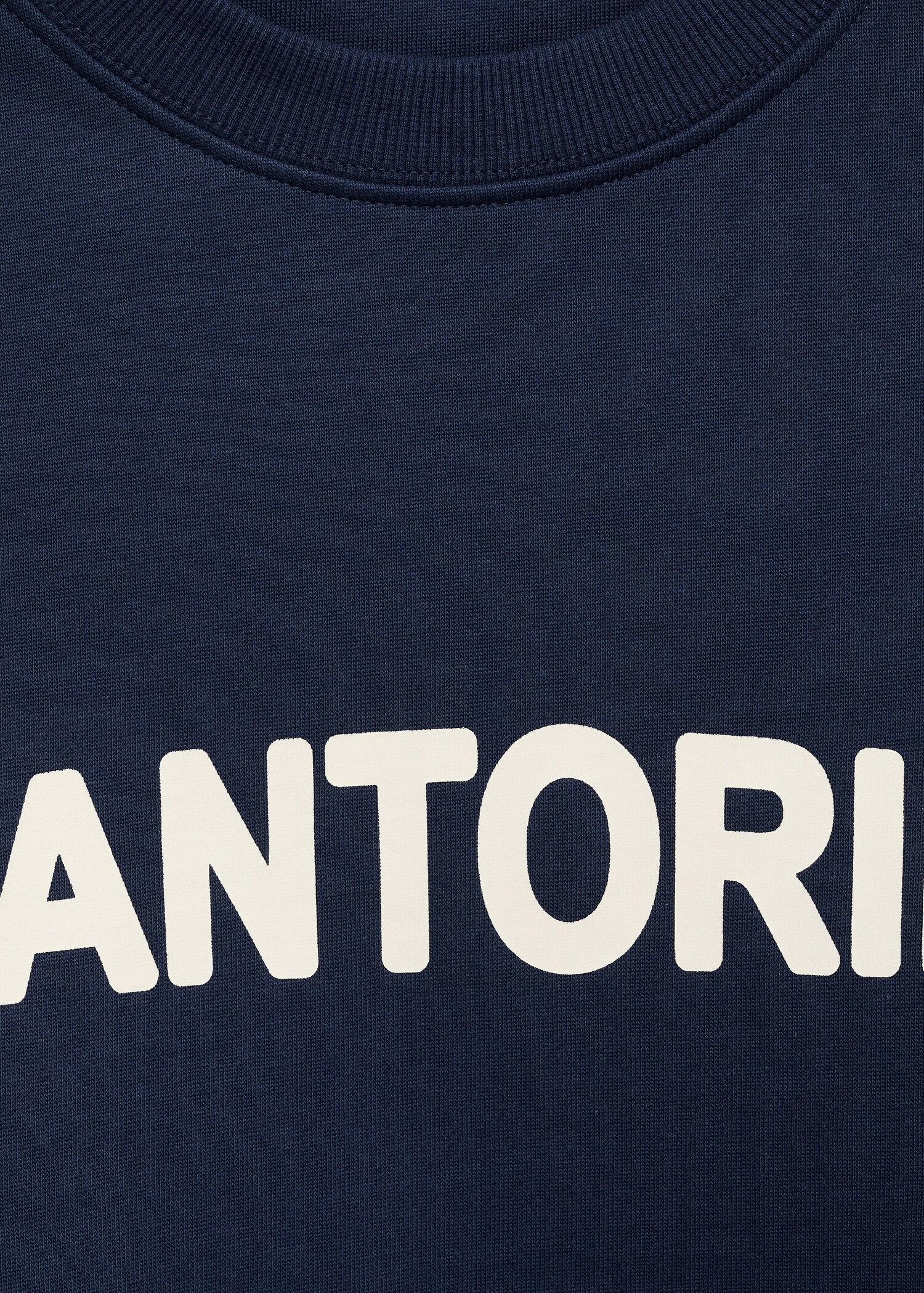 Bavlněná mikina s potiskem nápisu - Detail zboží 8