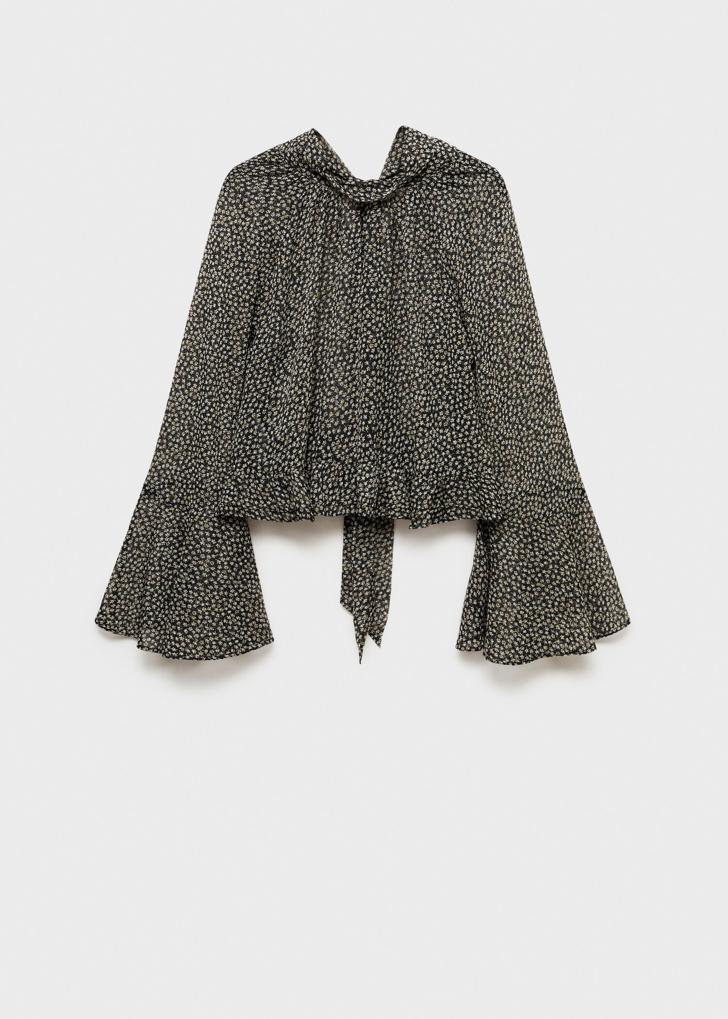 Floral-print blouse with ruffles - Article without model