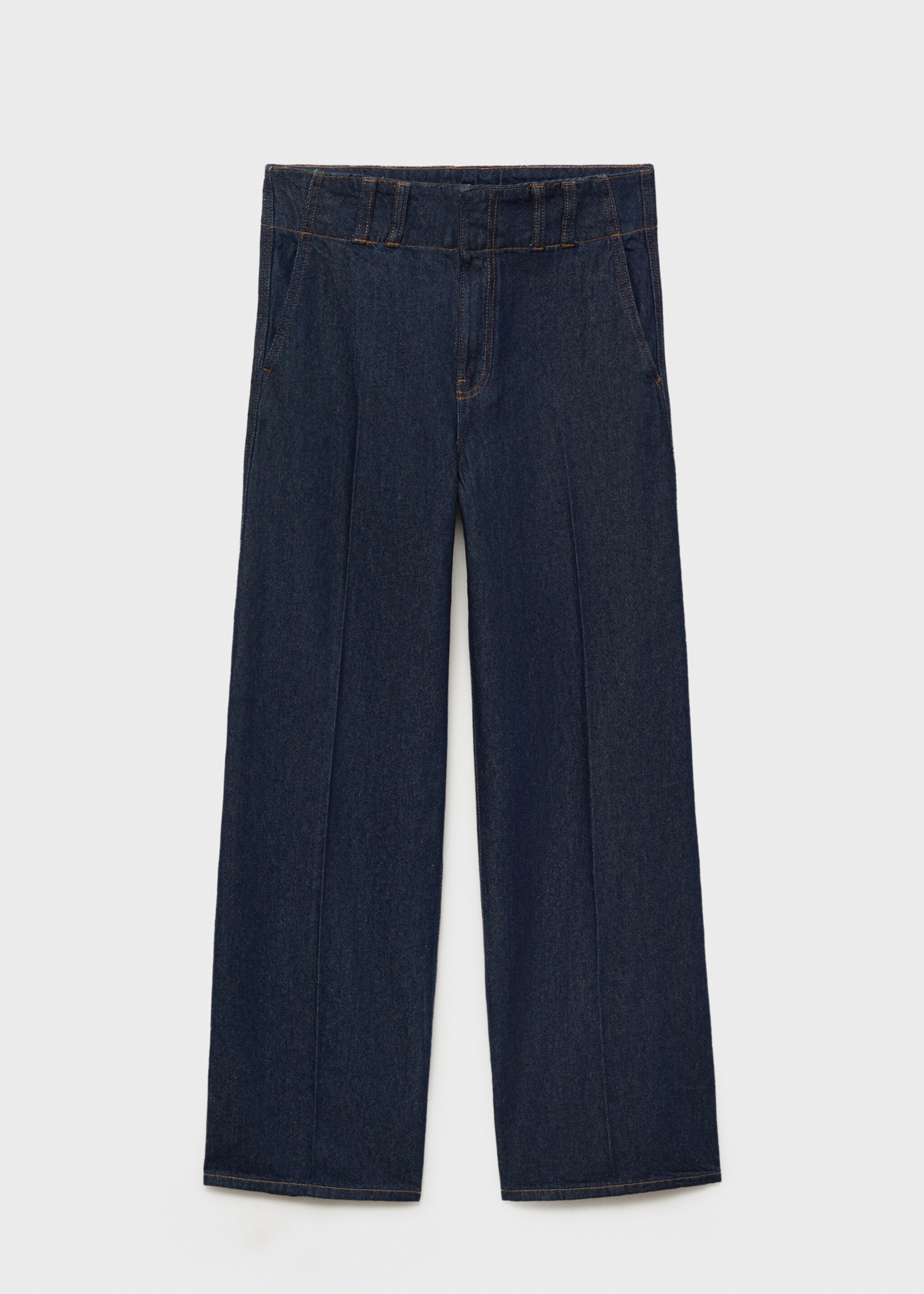 Wideleg denim broek - Artikel zonder model, Open blauw. Ref: 87065742-00.