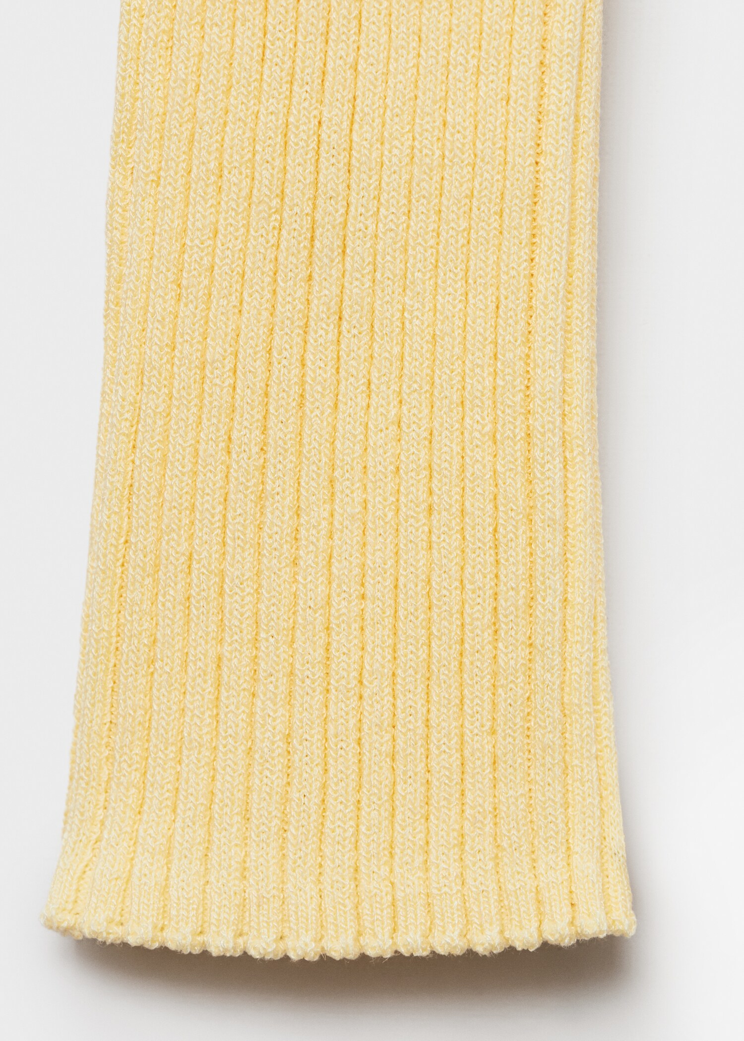 Càrdigan punt canalé escot en punta - Detall de l'article 0