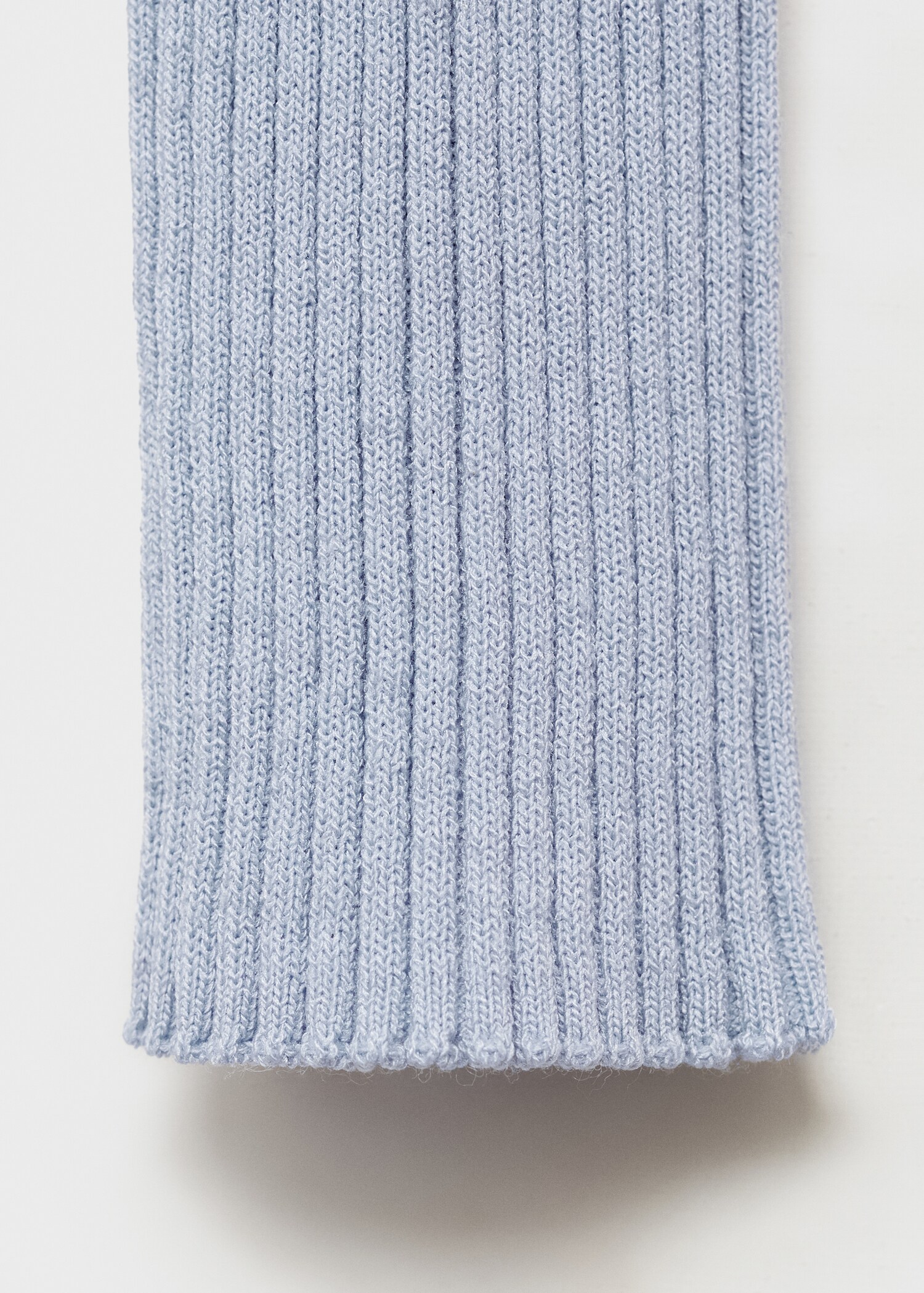 Càrdigan punt canalé escot en punta - Detall de l'article 0