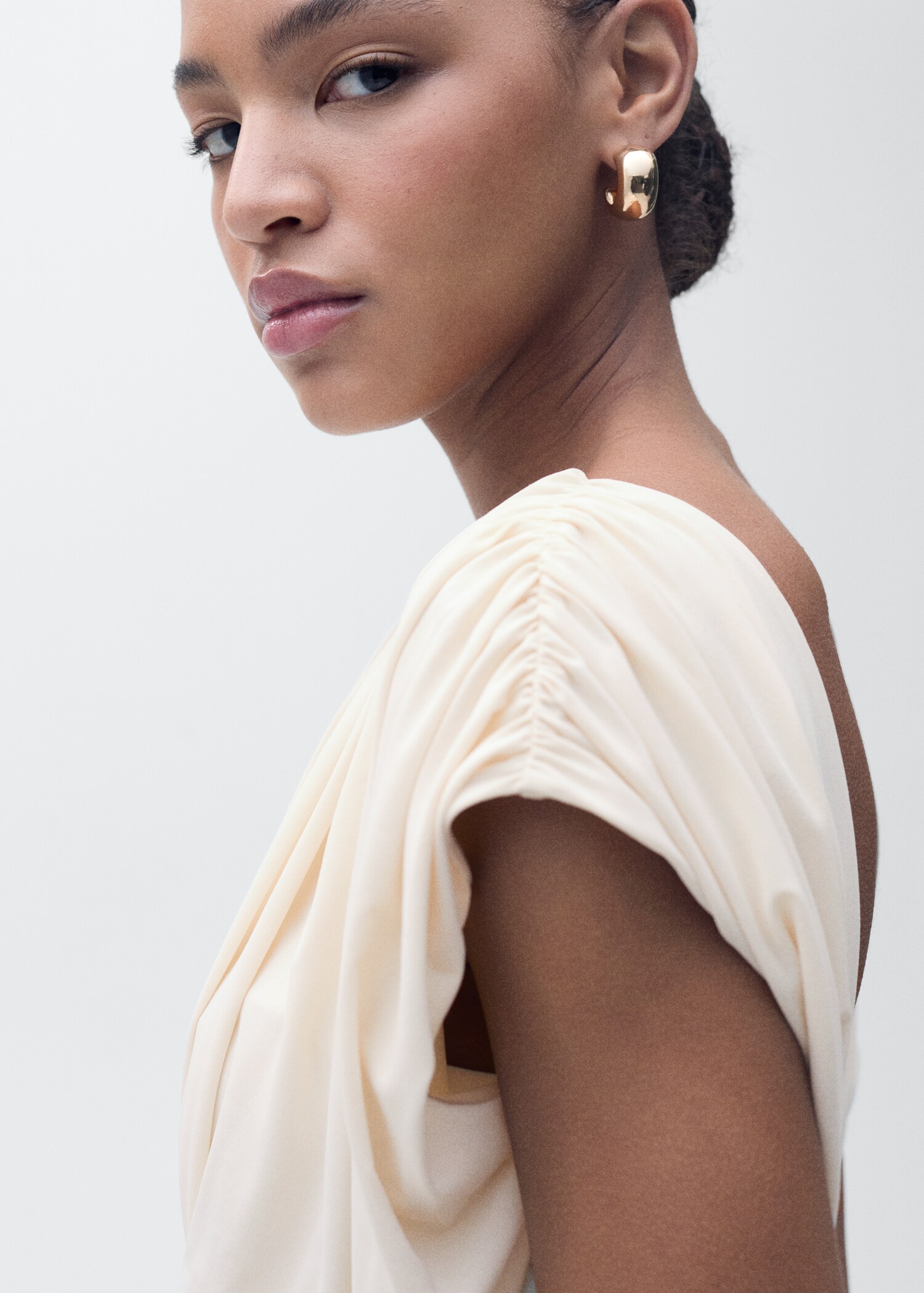 Combined draped top - Details of the article 1