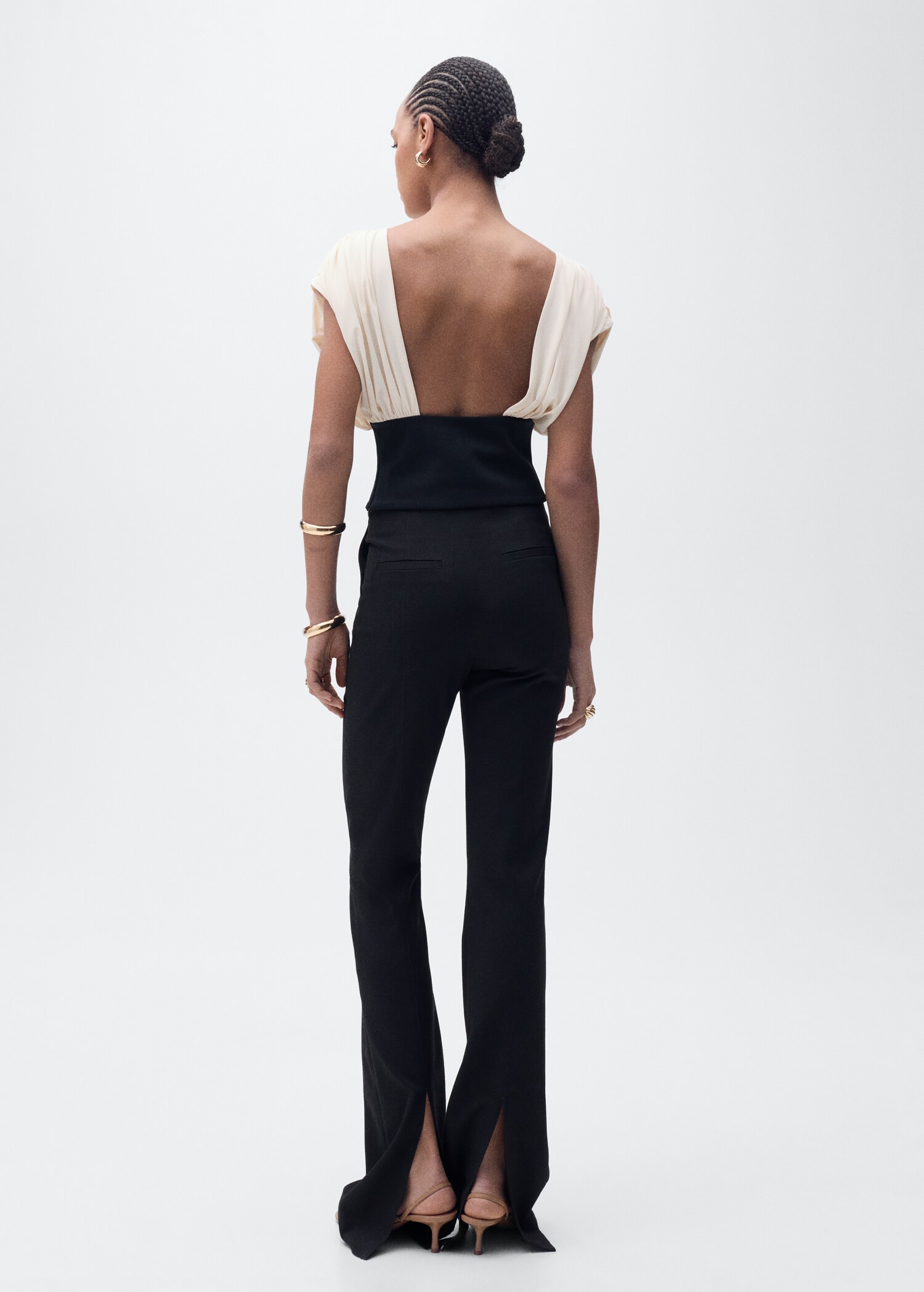 Combined draped top - Reverse of the article