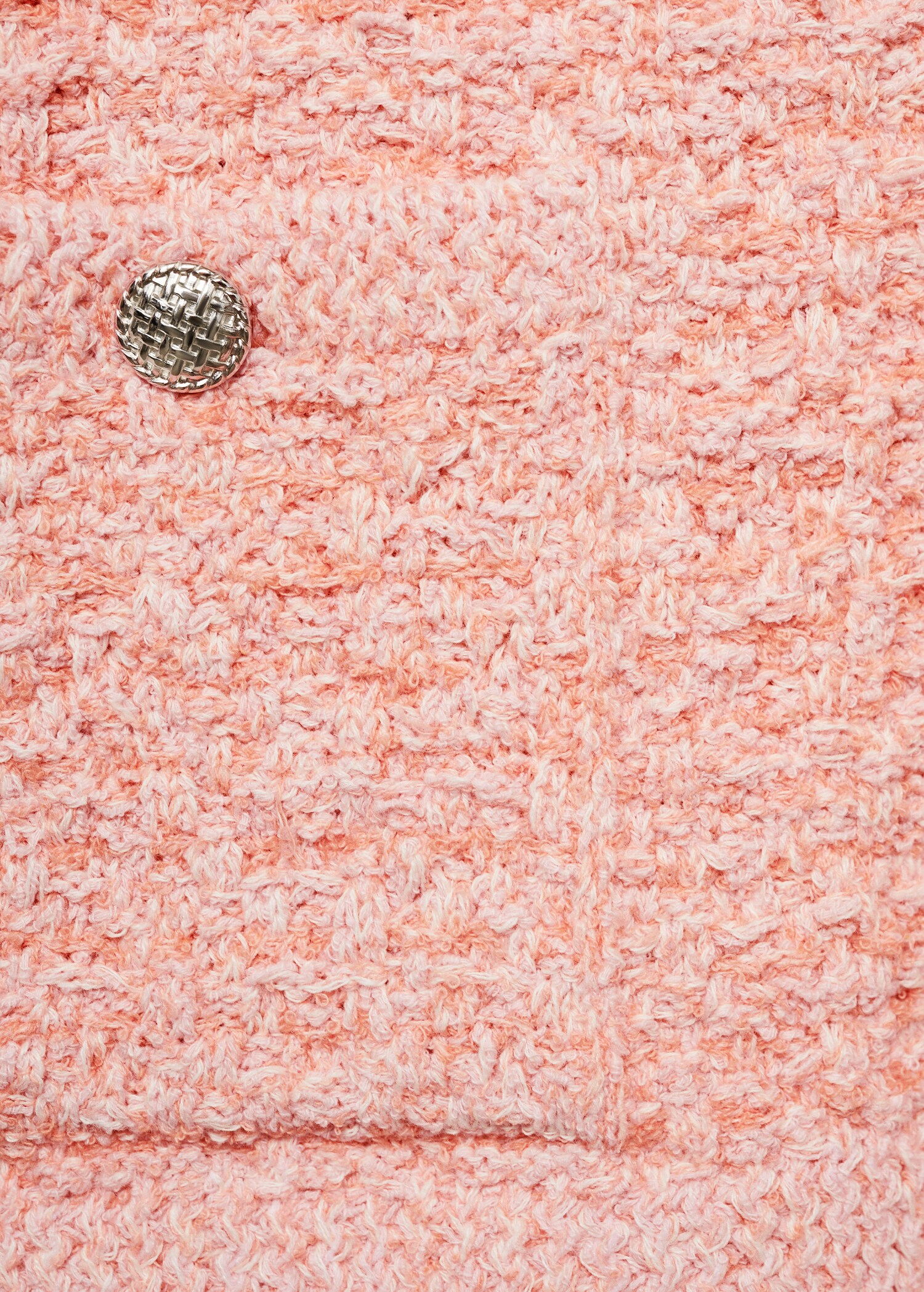 Tweed-effect jacket with jewel buttons - Details of the article 8