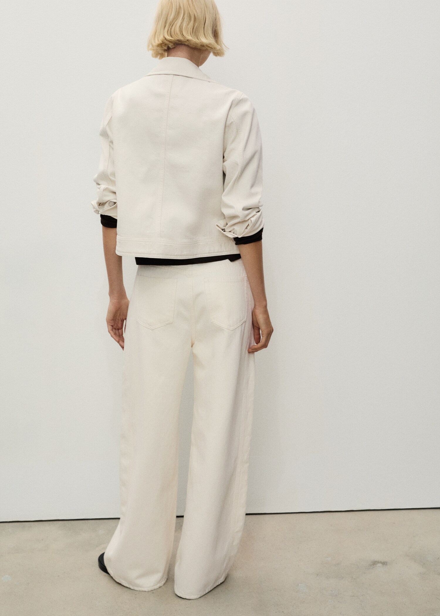 Jean balloon taille haute - Verso de l’article