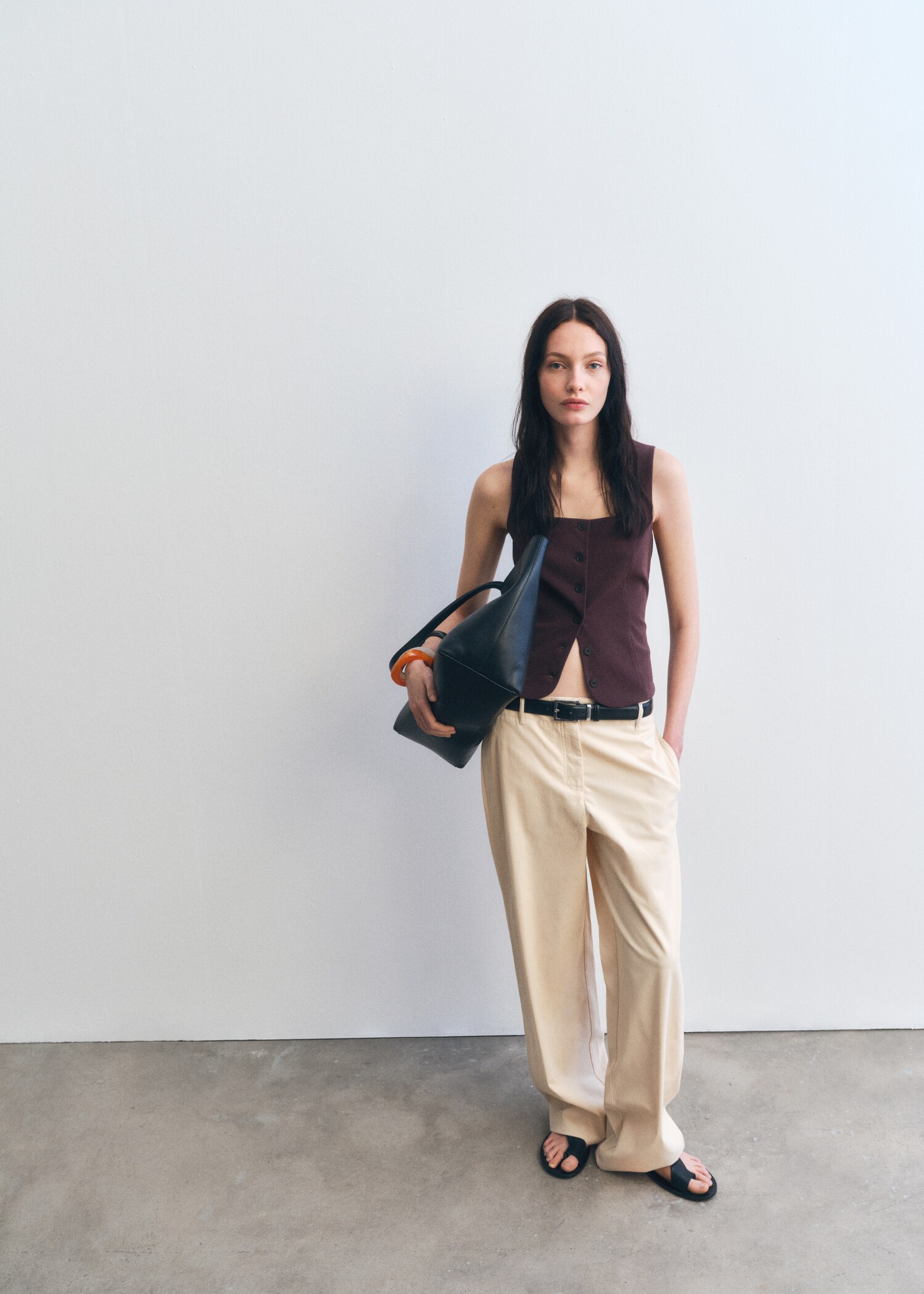 Γιλέκο κοστουμιού εφαρμοστό - Λεπτομέρεια του προϊόντος 7