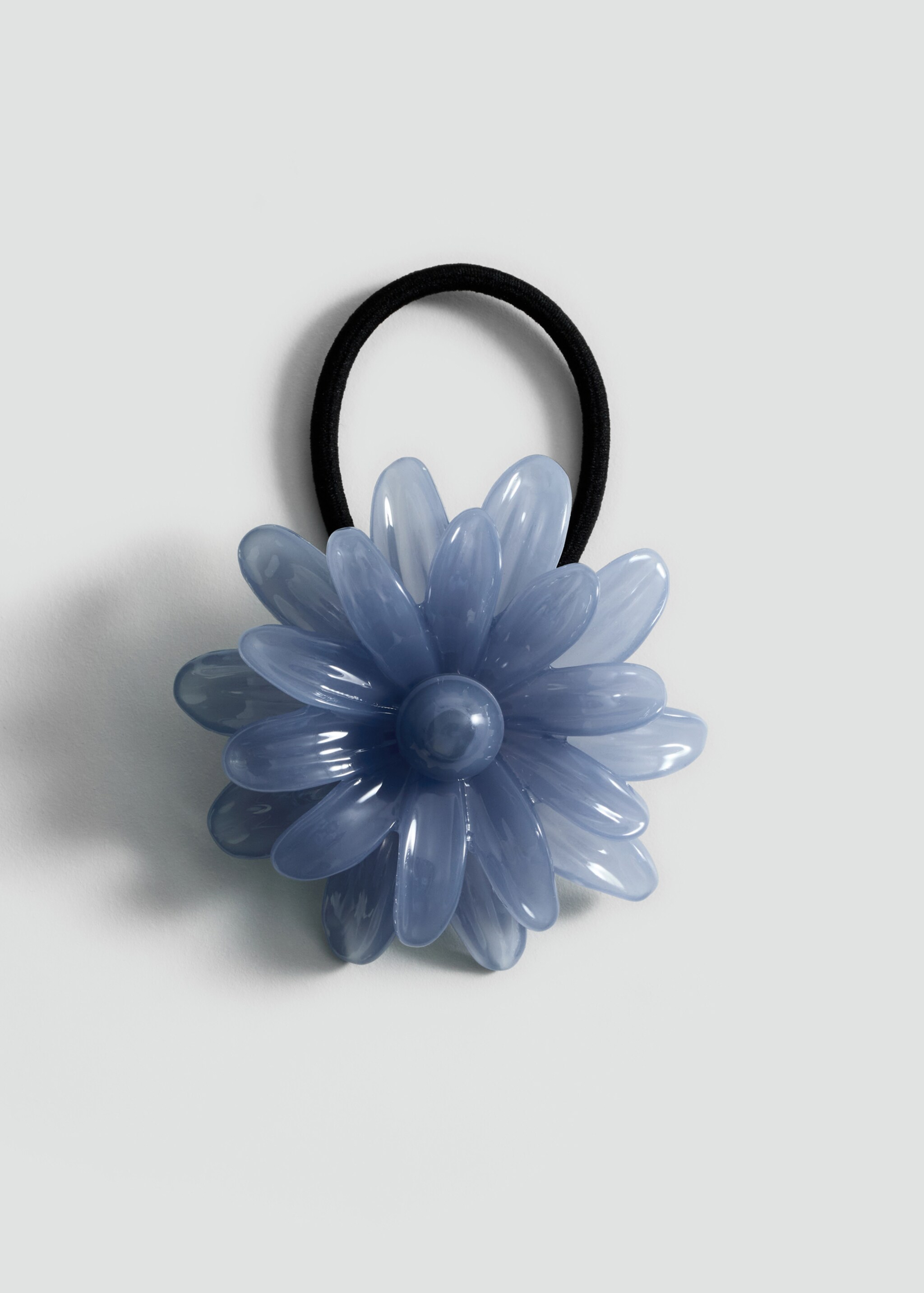 Rubber with flower detail - Article without model, Blue. Ref: 87065928-00.
