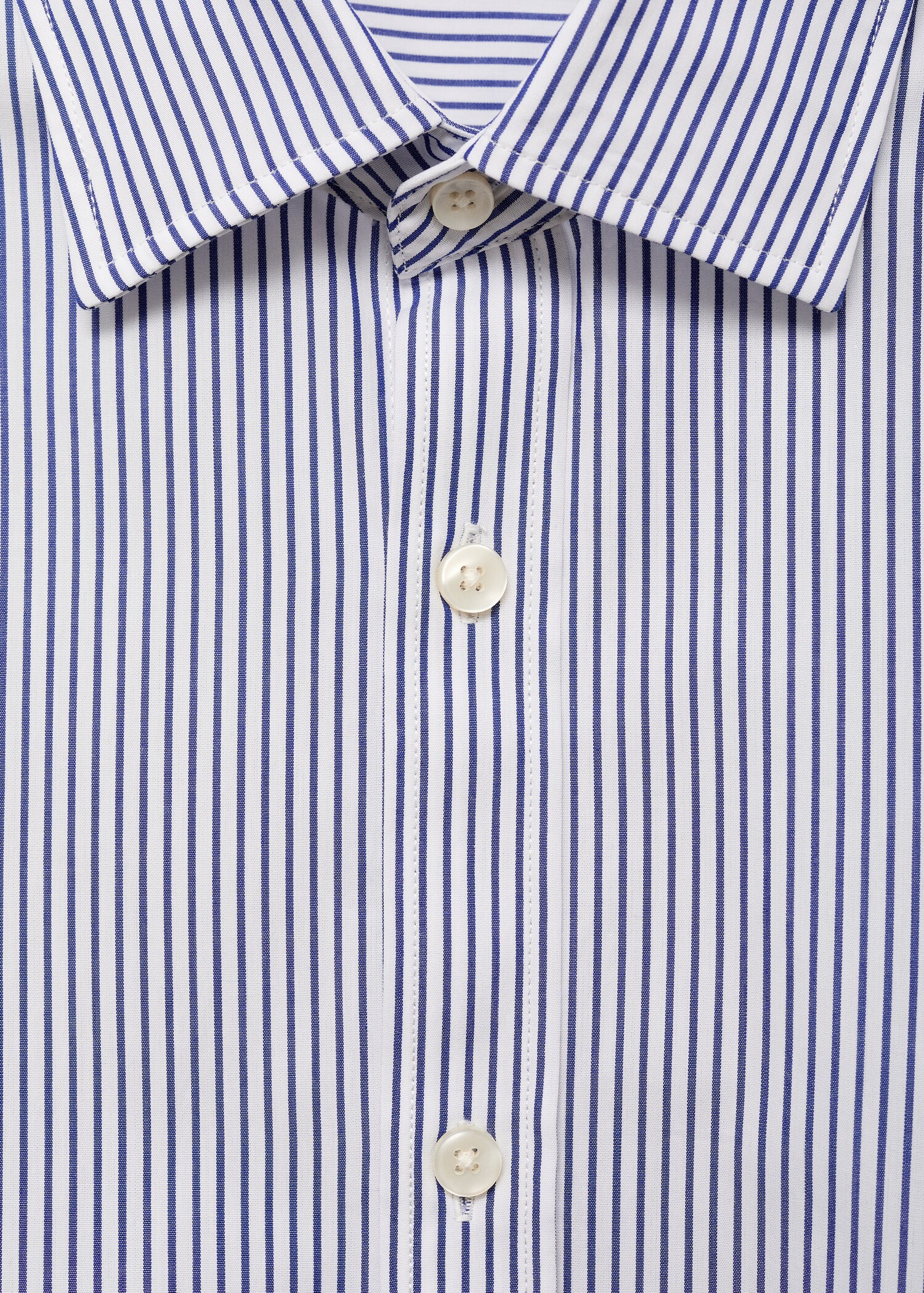 100% cotton slim-fit striped shirt - Details of the article 8