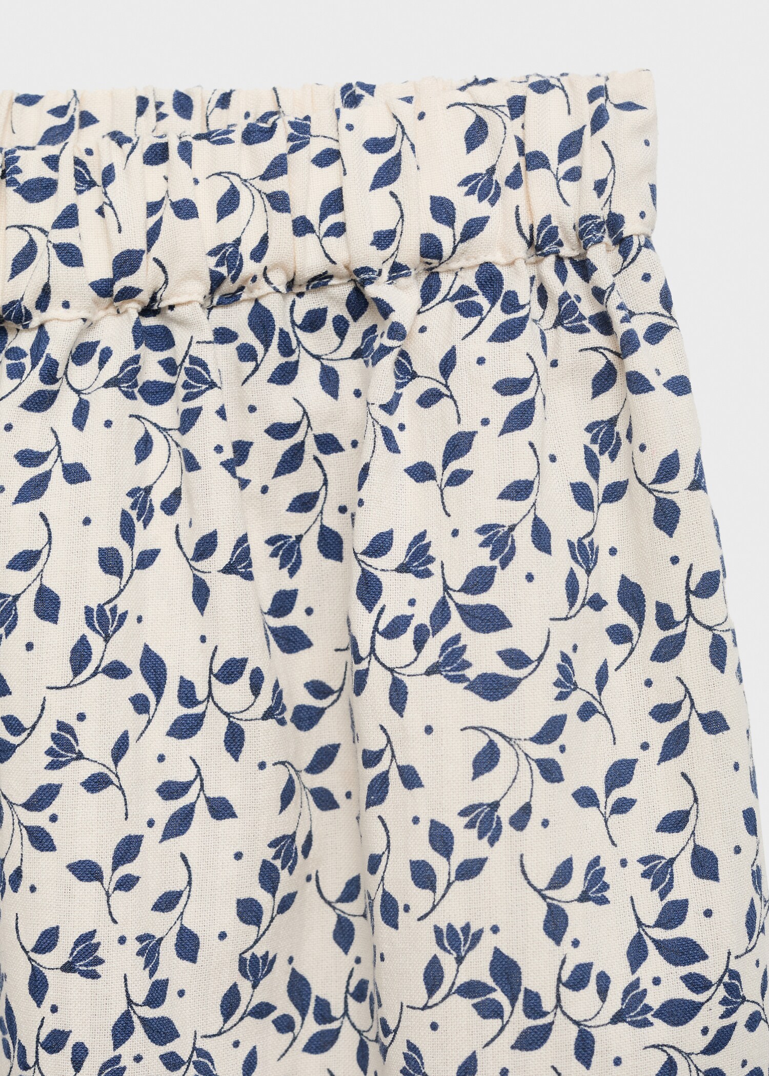 Pantalons rectes estampat floral - Detall de l'article 8