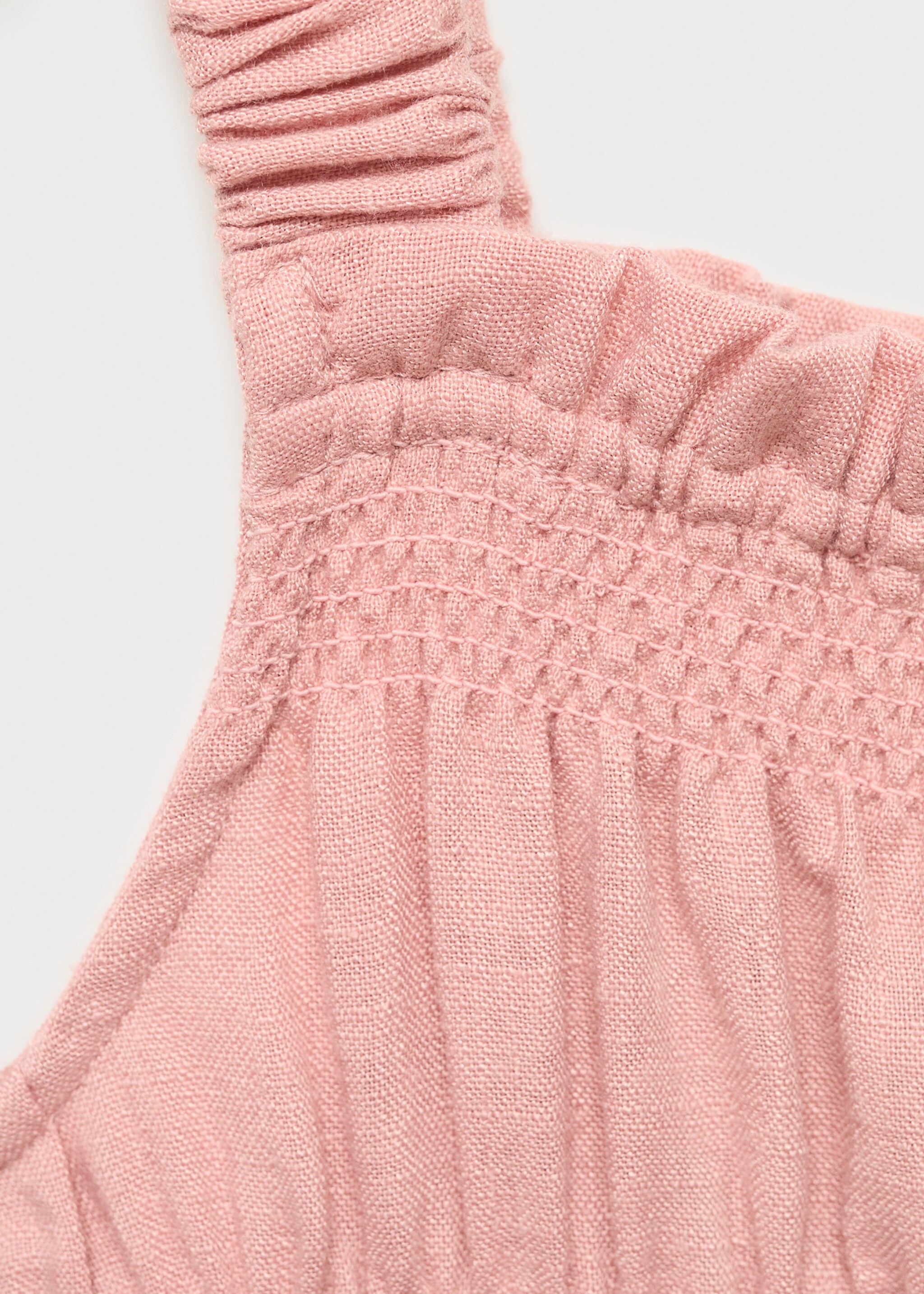 Combinaison froncée - Détail de l'article 8, Rose. Ref: 87065941-00.