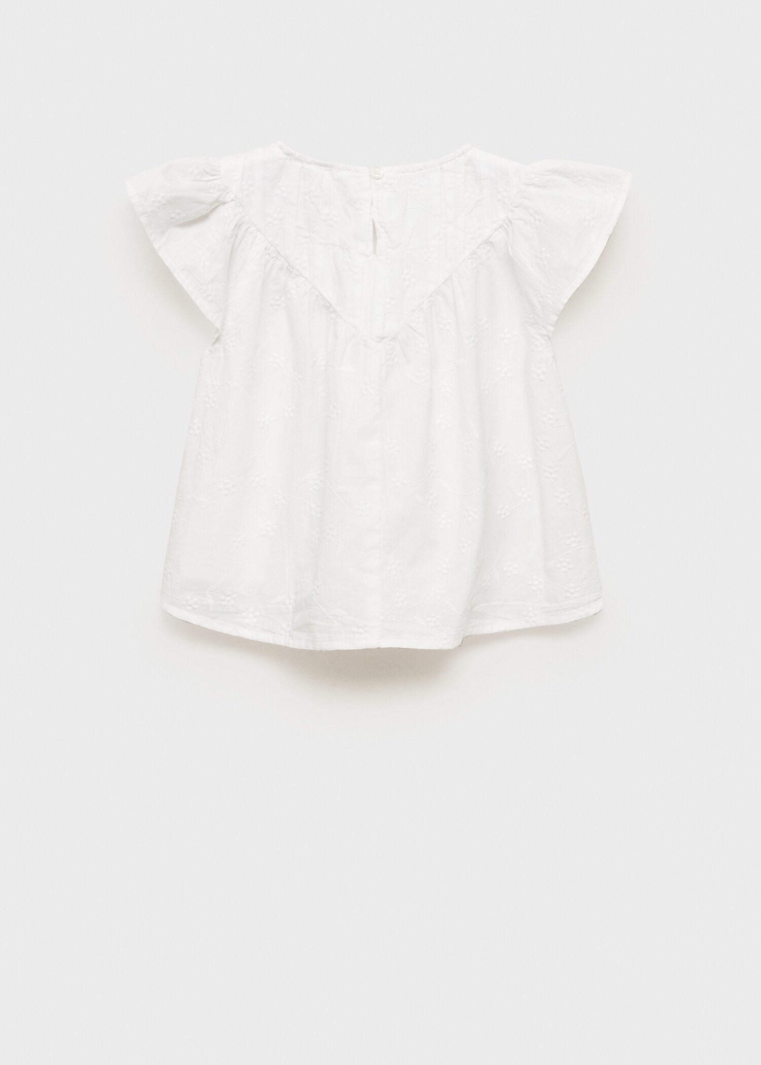 Embroidered cotton blouse - Reverse of the article