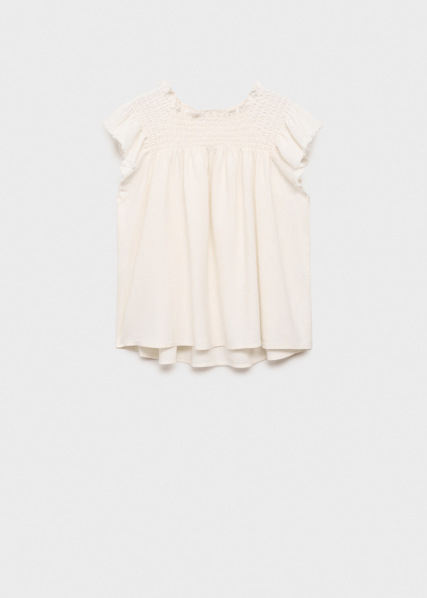 Blusa volantes lino - Artículo sin modelo