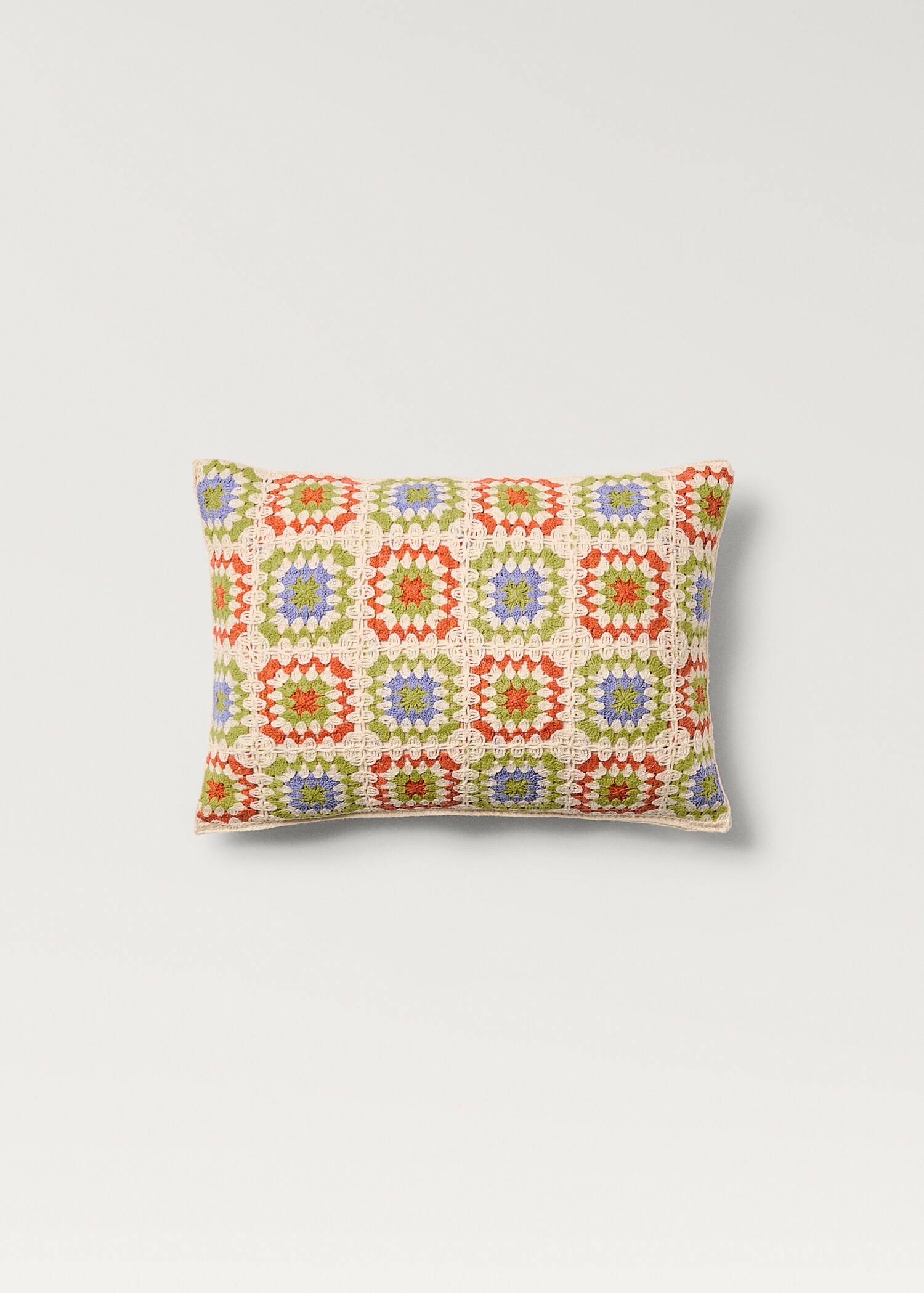 Funda coixí infantil ganxet multicolor 30x40 cm - Article sense model