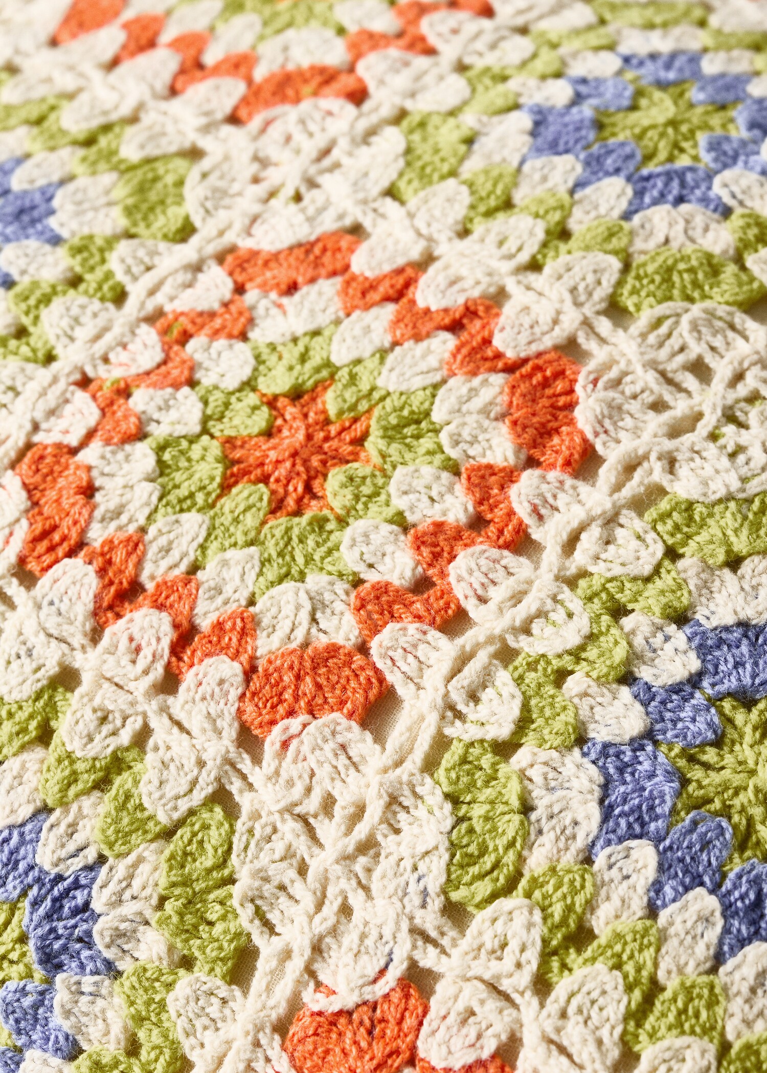 Funda coixí infantil ganxet multicolor 30x40 cm - Detall de l'article 1