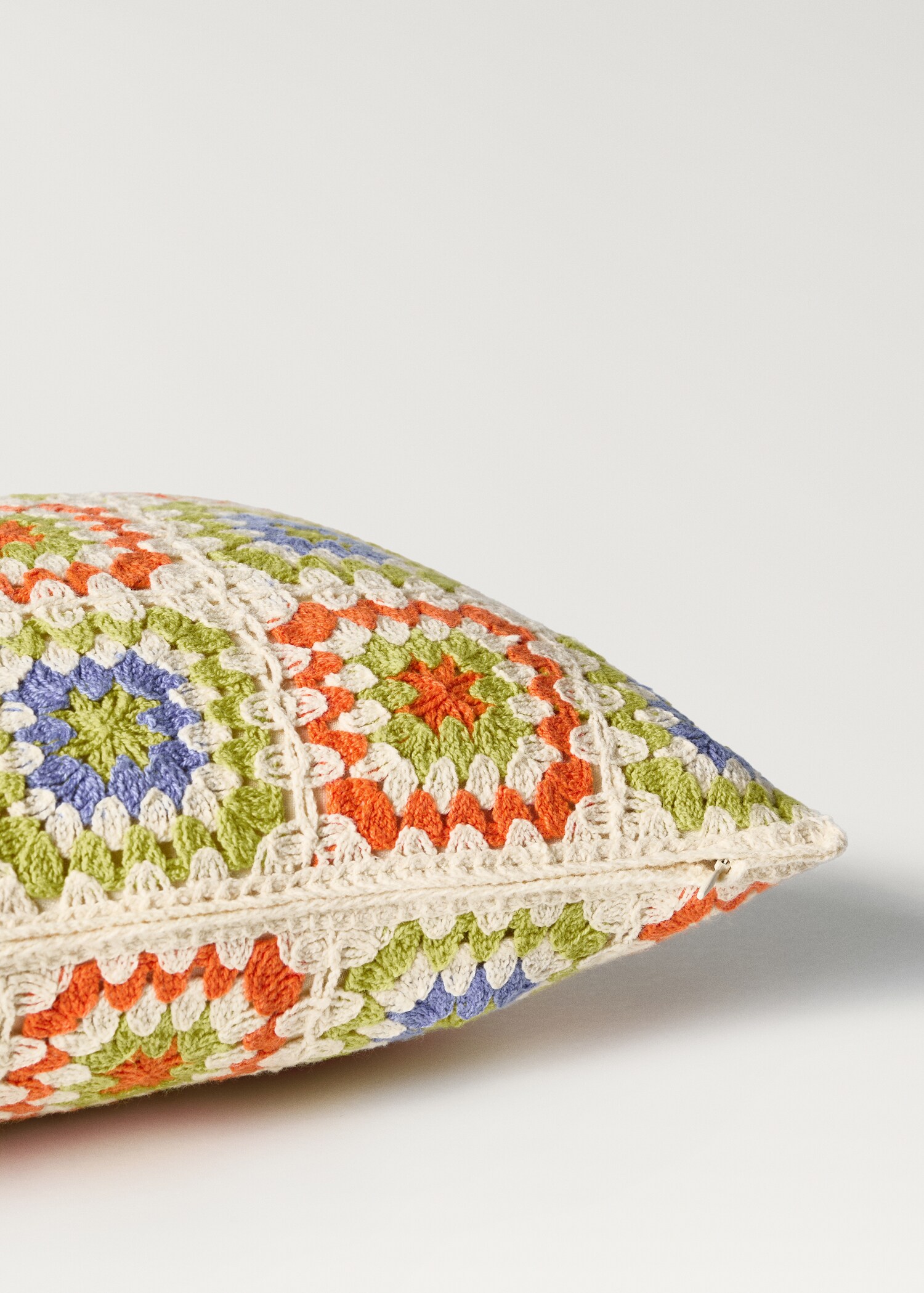 Funda coixí infantil ganxet multicolor 30x40 cm - Detall de l'article 2