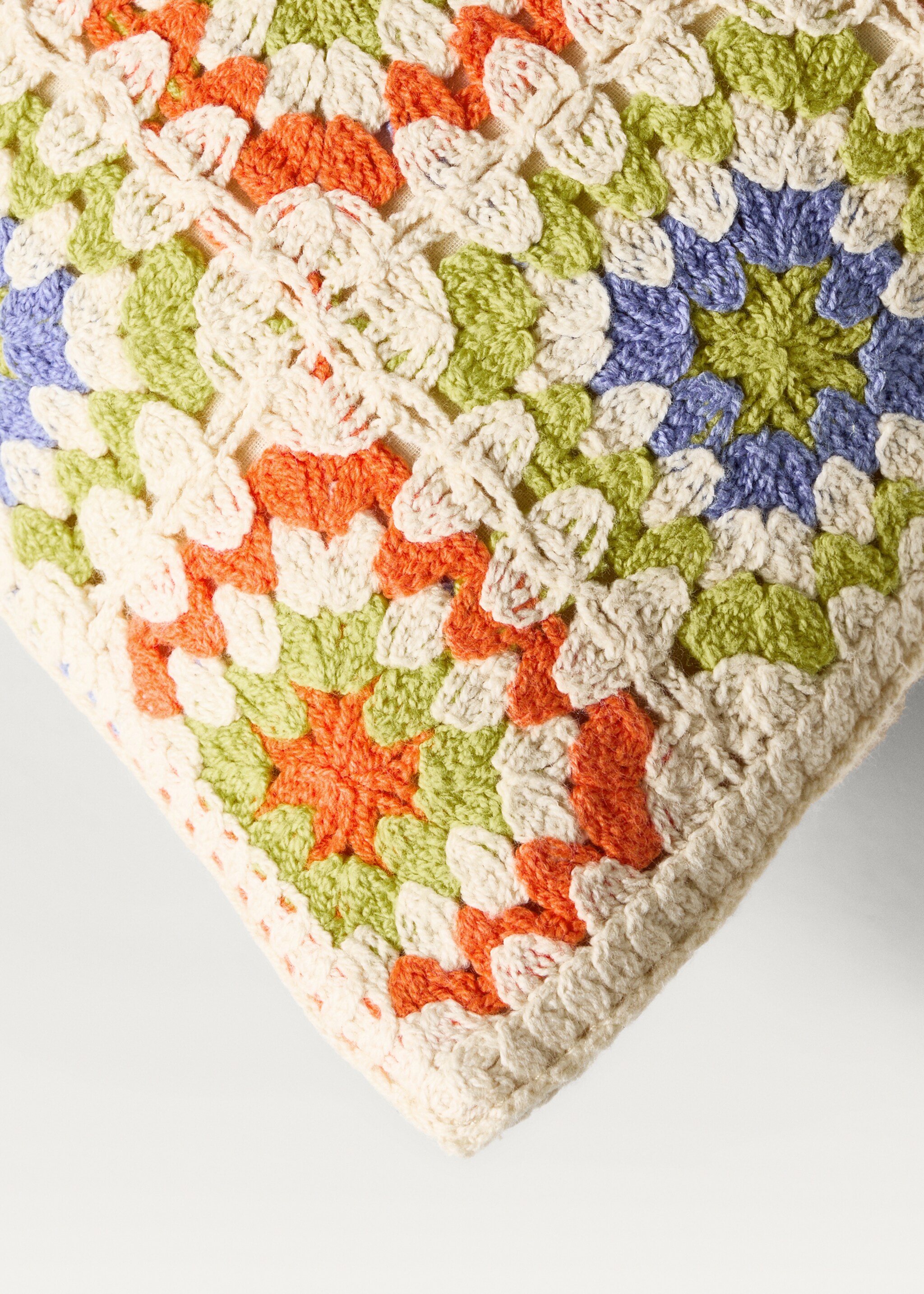 Funda coixí infantil ganxet multicolor 30x40 cm - Detall de l'article 3, Lila. Ref: 87065981-00.