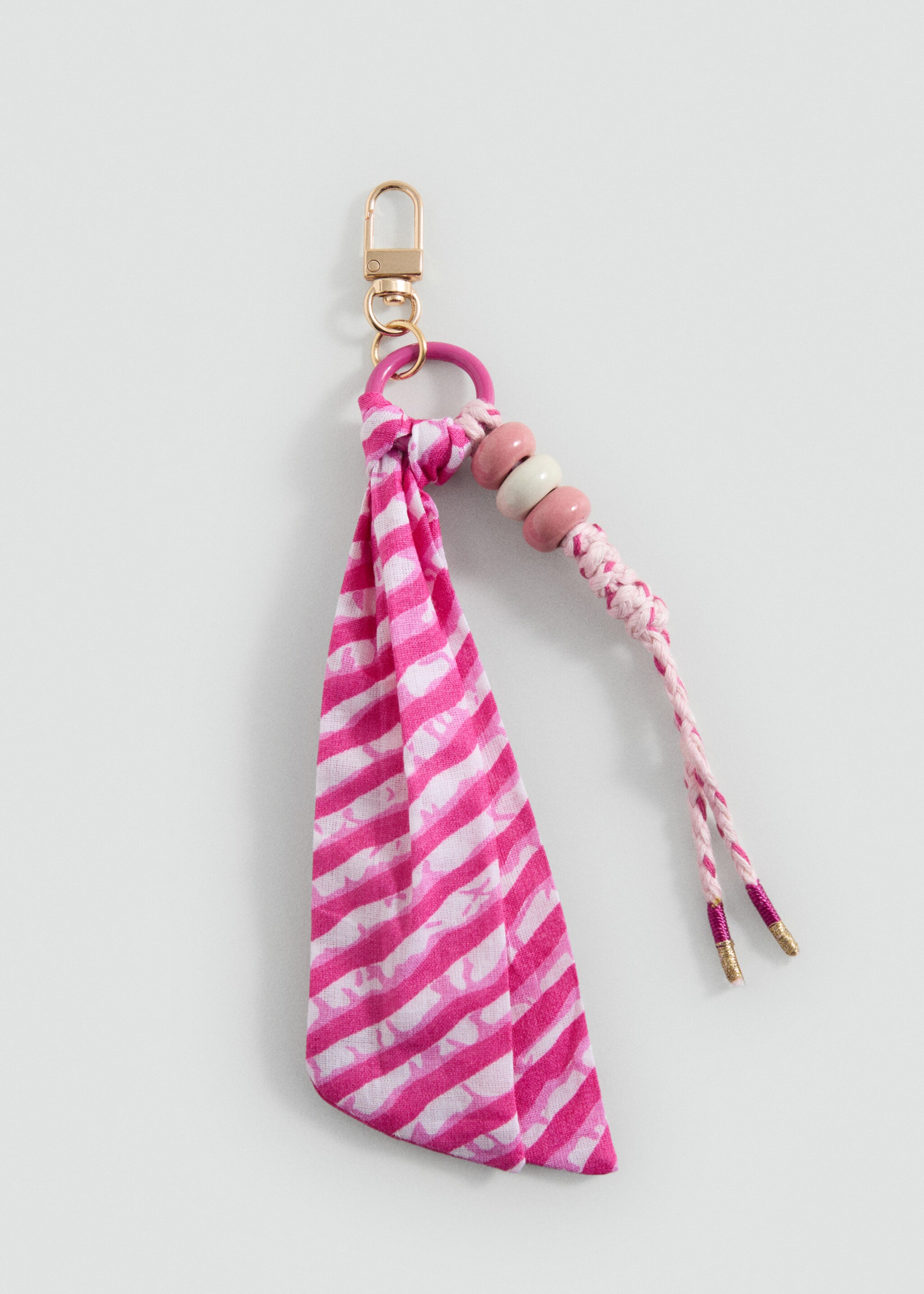 Combined leading keychain - Article without model, Strawberry. Ref: 87065983-00.