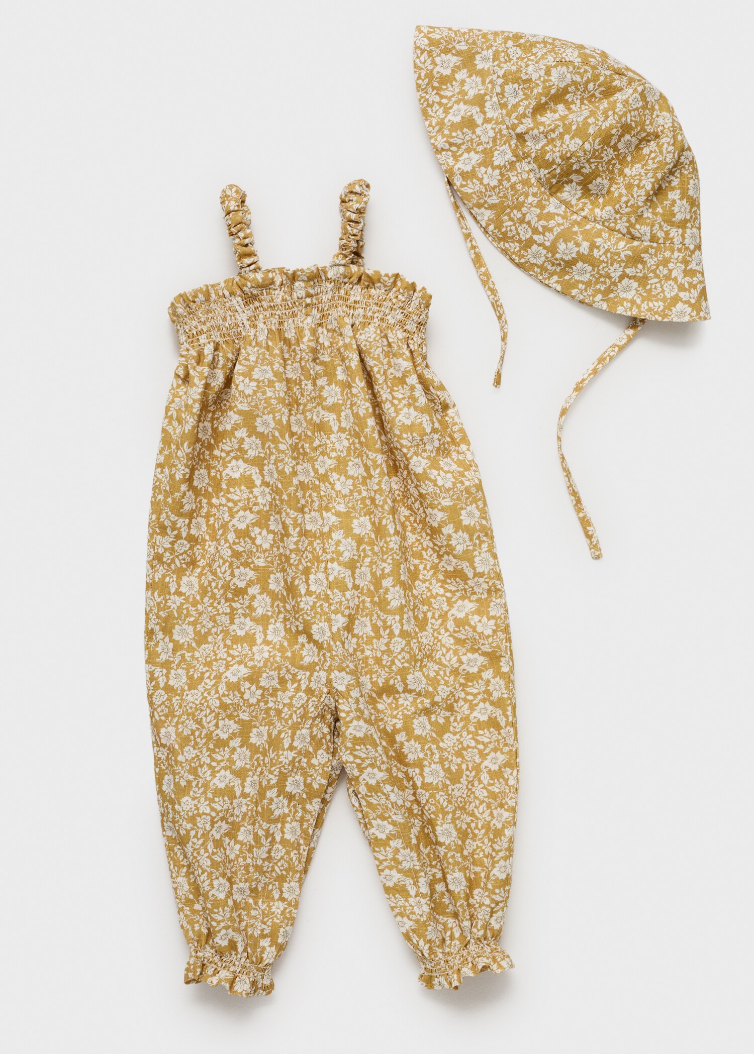 Gemusterte Baumwoll-Latzhose - Detail des Artikels 0