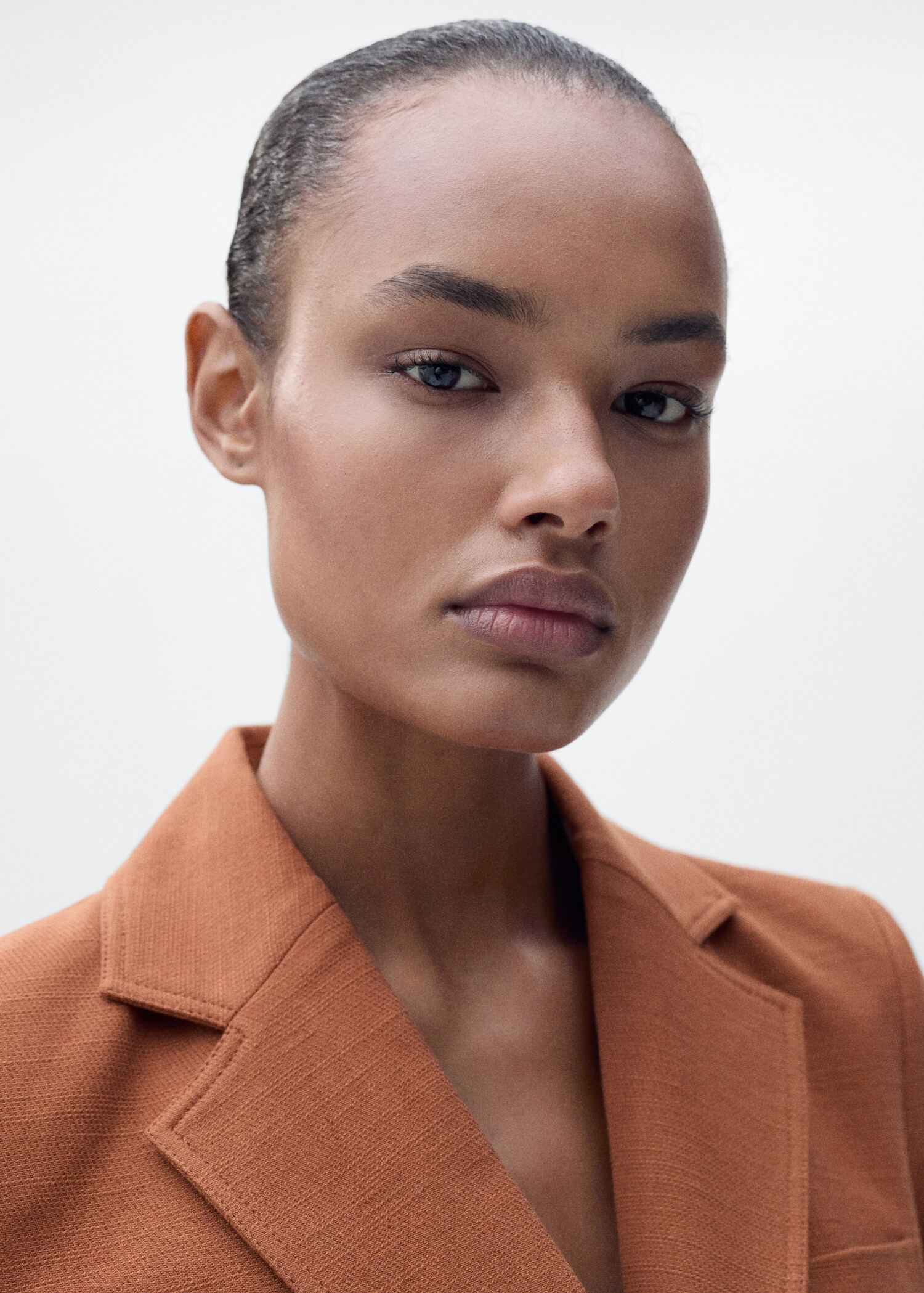 Cotton and linen-blend suit blazer - Details of the article 1