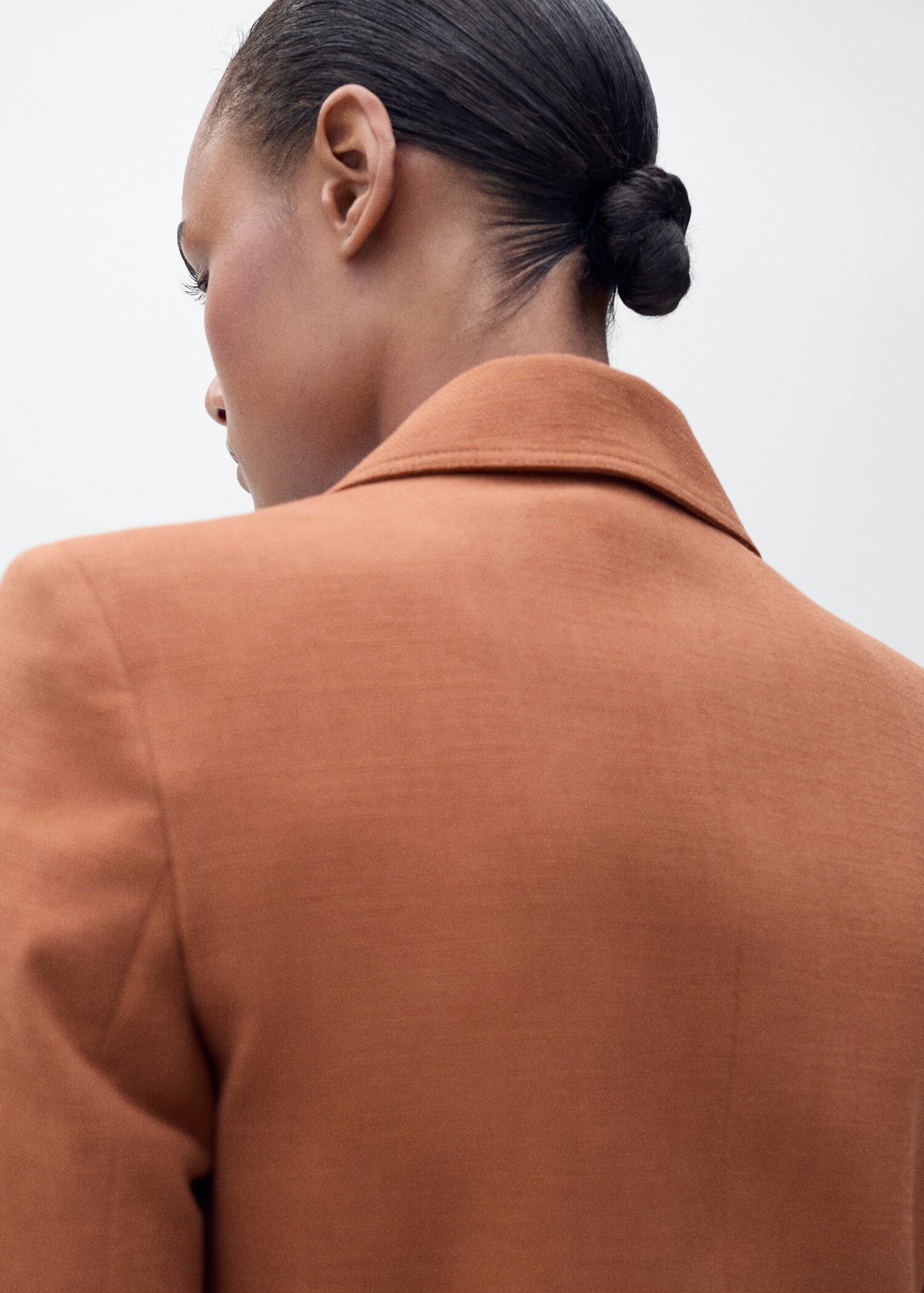 Cotton and linen-blend suit blazer - Details of the article 2