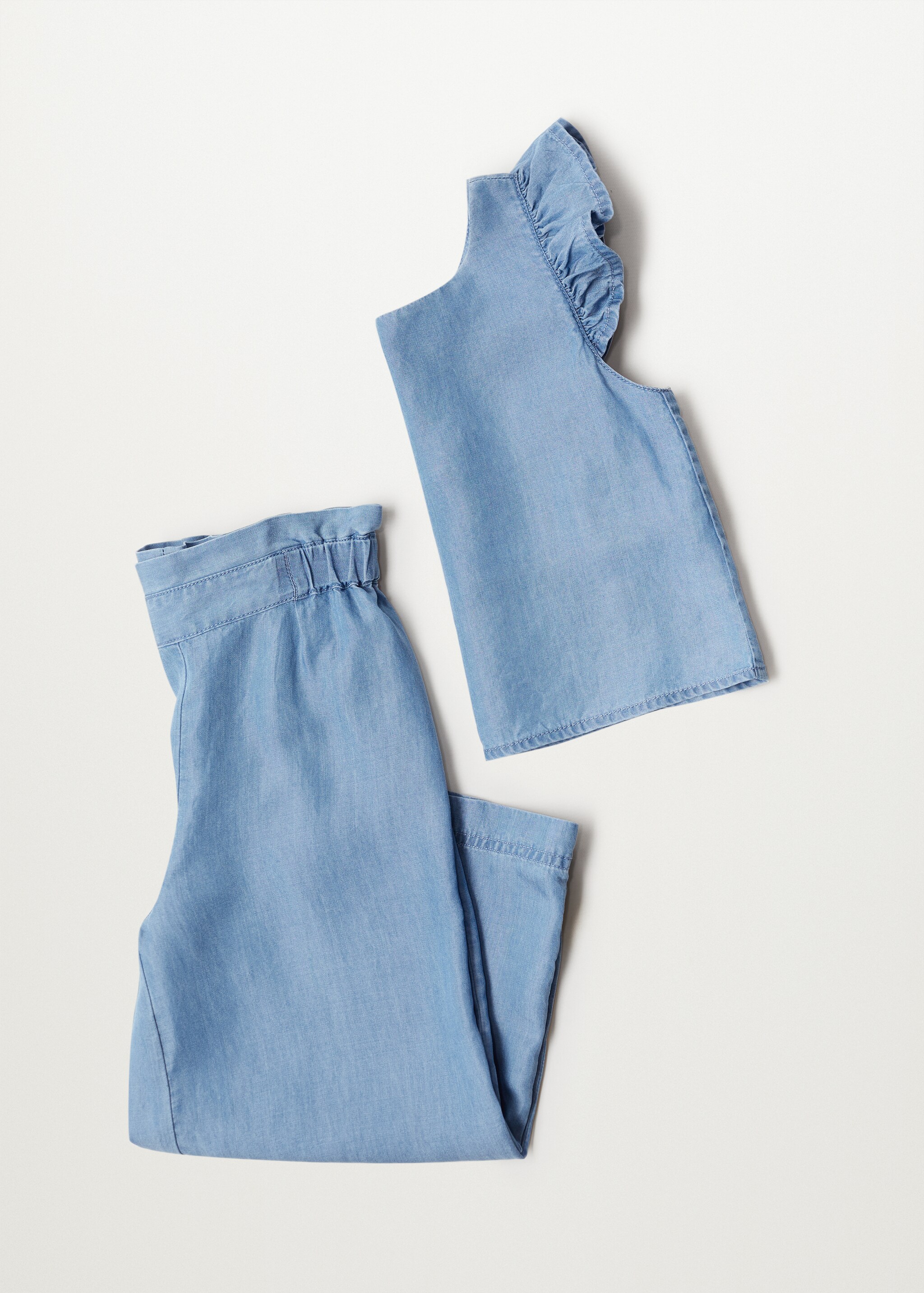 Blusa lyocell volantes - Detalle del artículo 9