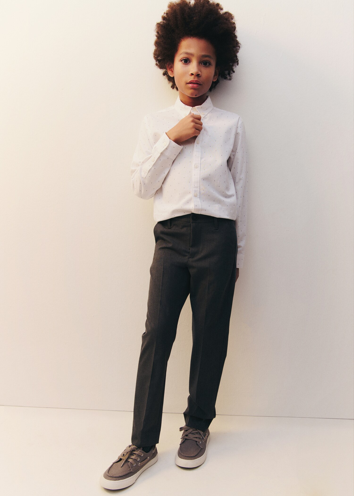 Crop skinny trousers - Details of the article 5