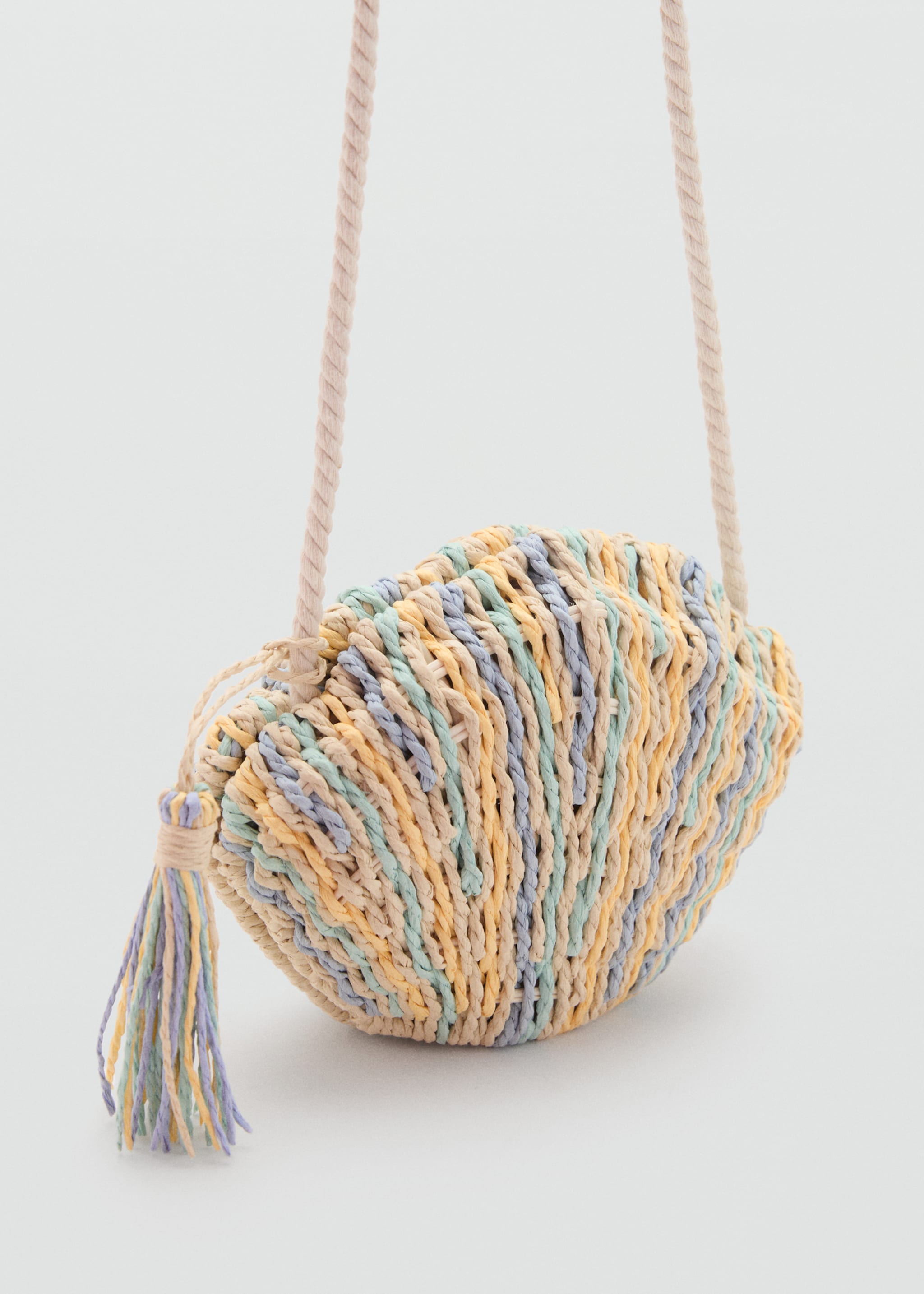 Sac panier coquillage - Plan moyen, Sable. Ref: 87066342-00.