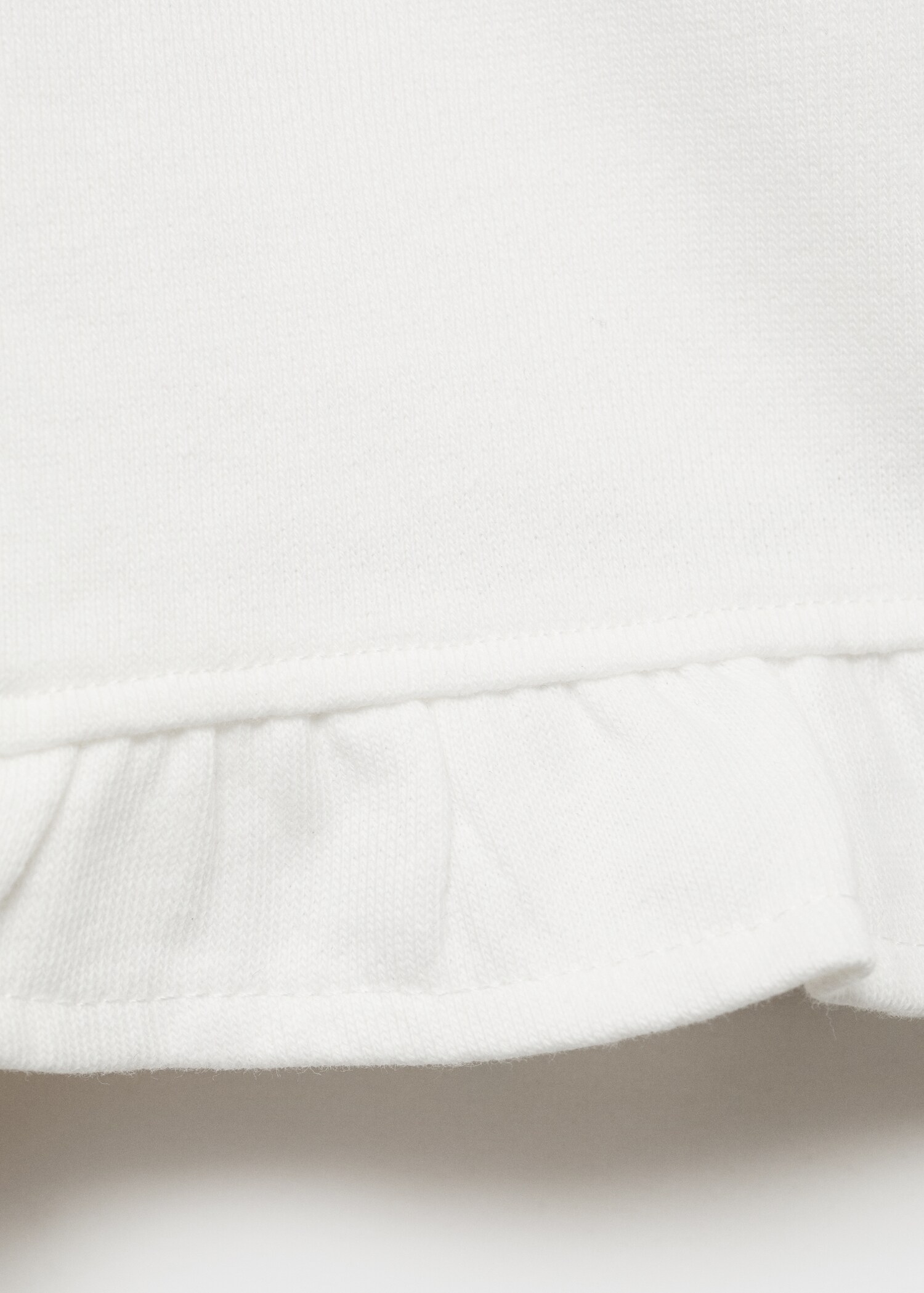 Shorts with ruffled hem - Details of the article 0