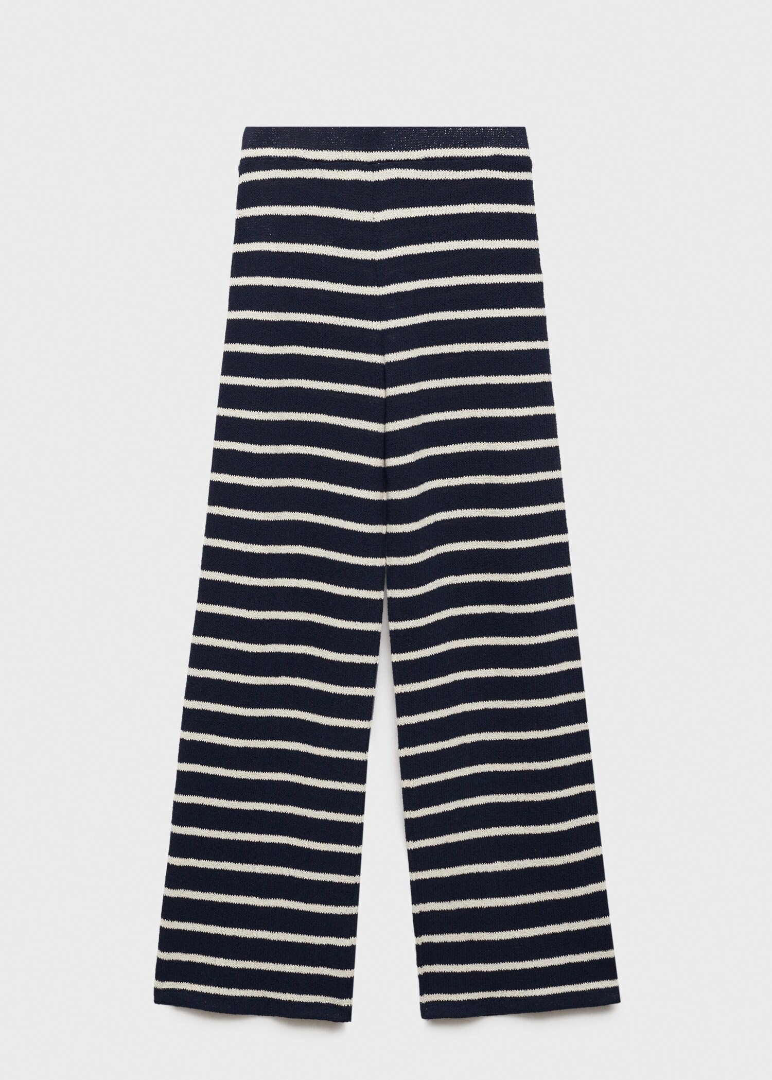 Striped knit trousers - Article without model