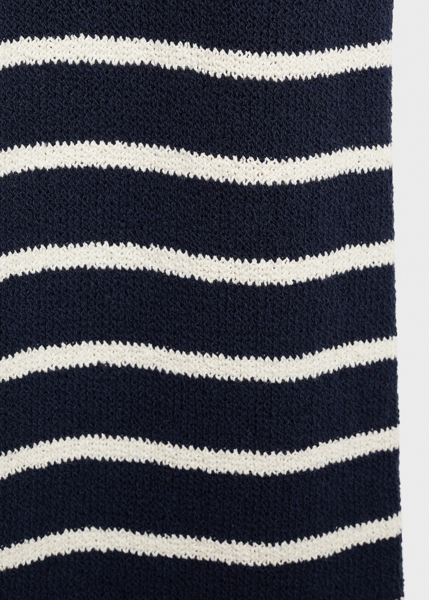 Striped knit trousers - Details of the article 0