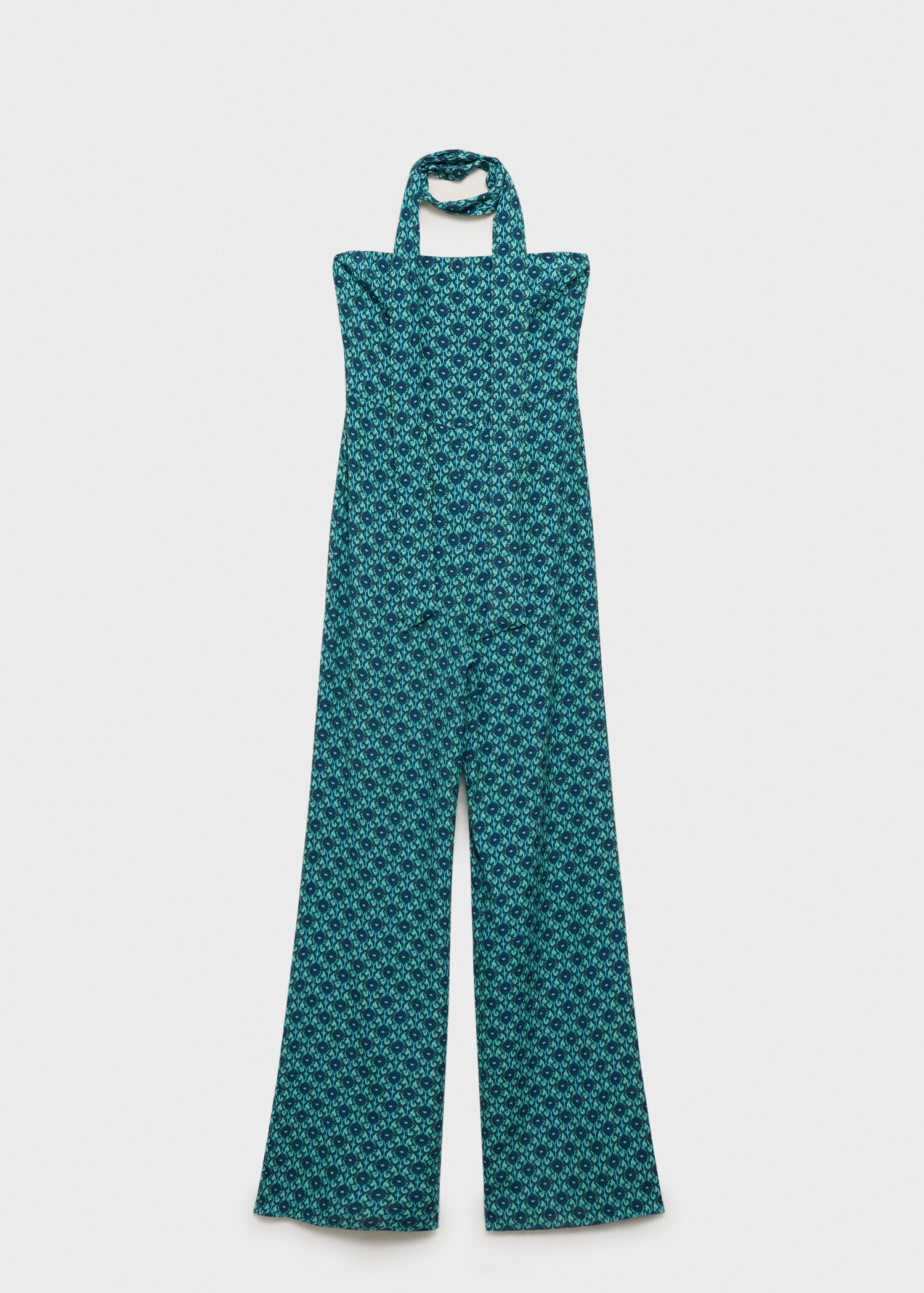 Printed jumpsuit with bow - Article without model