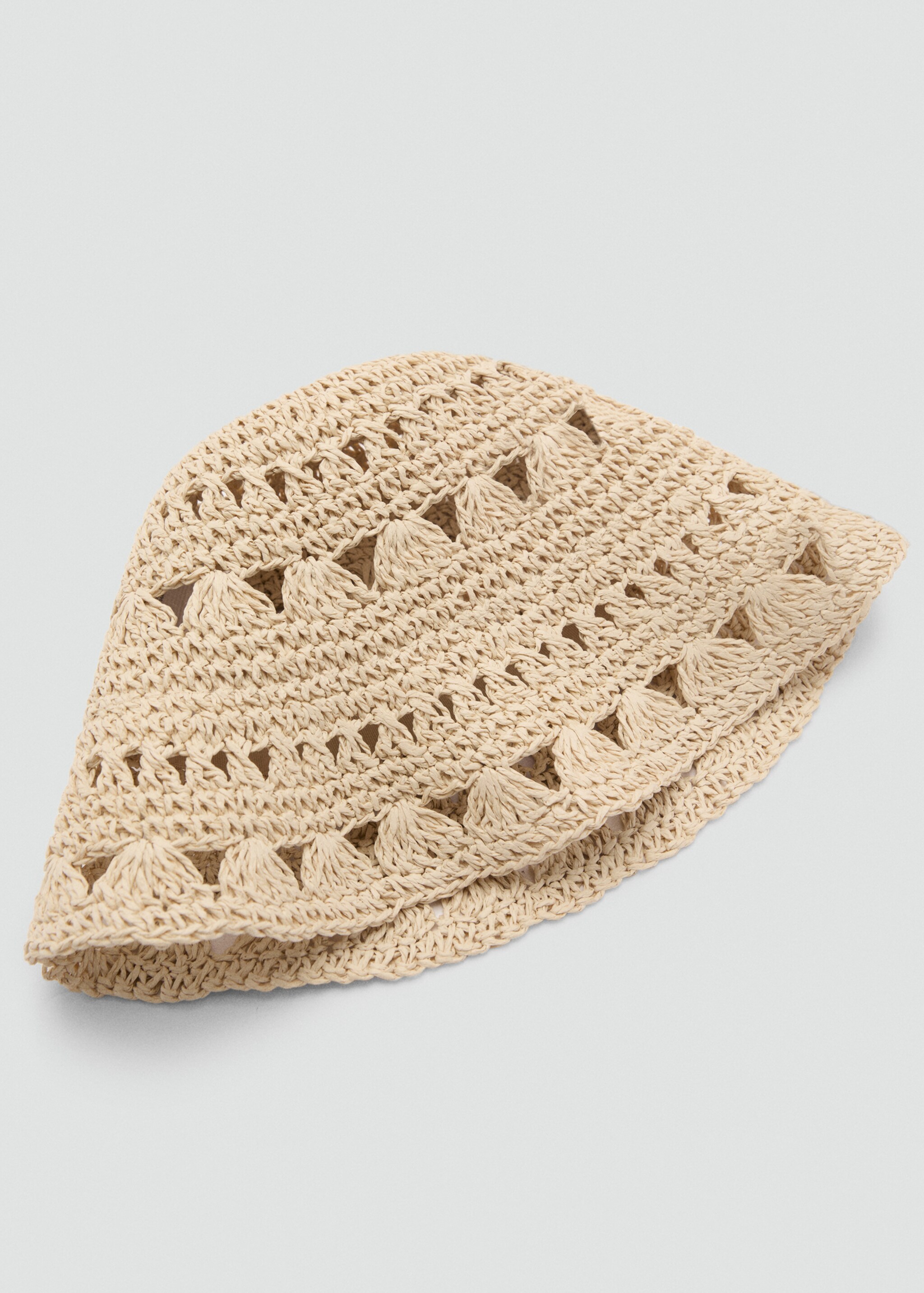 Sombrero bucket paja - Detalle del artículo 1, Arena. Ref: 87066358-00.