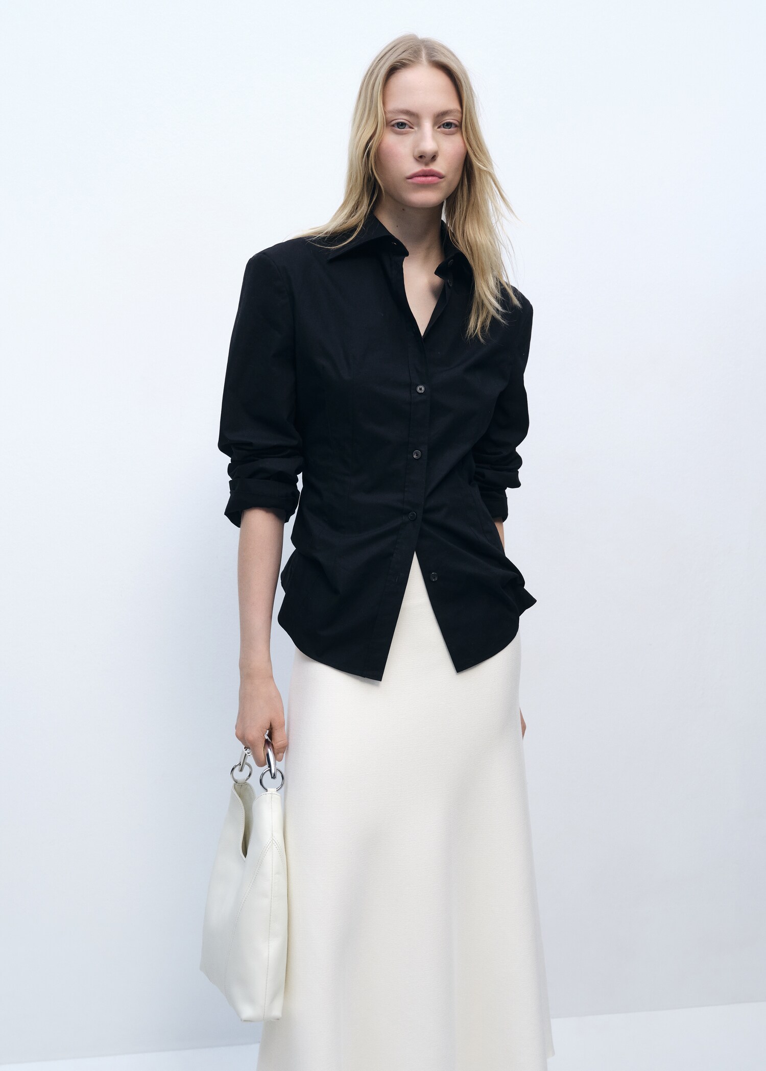 Fine-knit peplum skirt - Details of the article 2