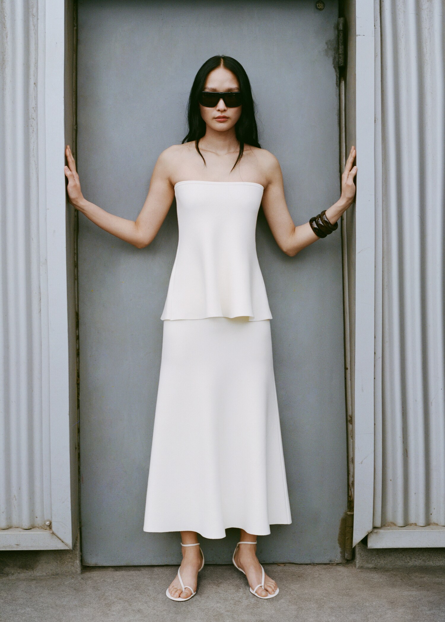 Fine-knit peplum skirt - Details of the article 6