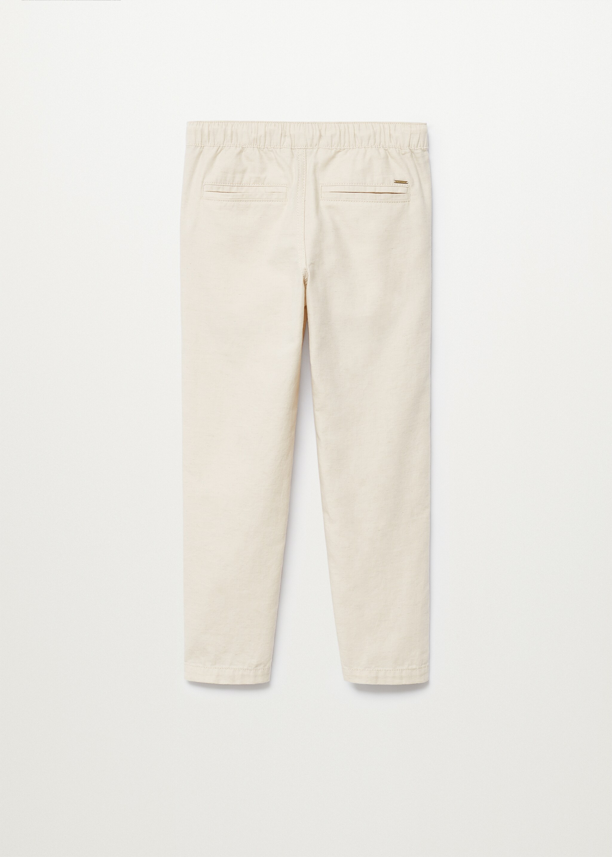 Pantalón algodón cintura elástica - Reverso del artículo