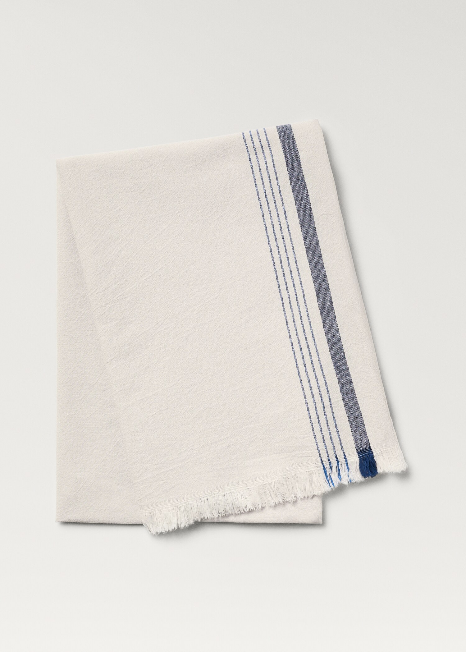 Fringed multi-striped sarong towel - Article without model