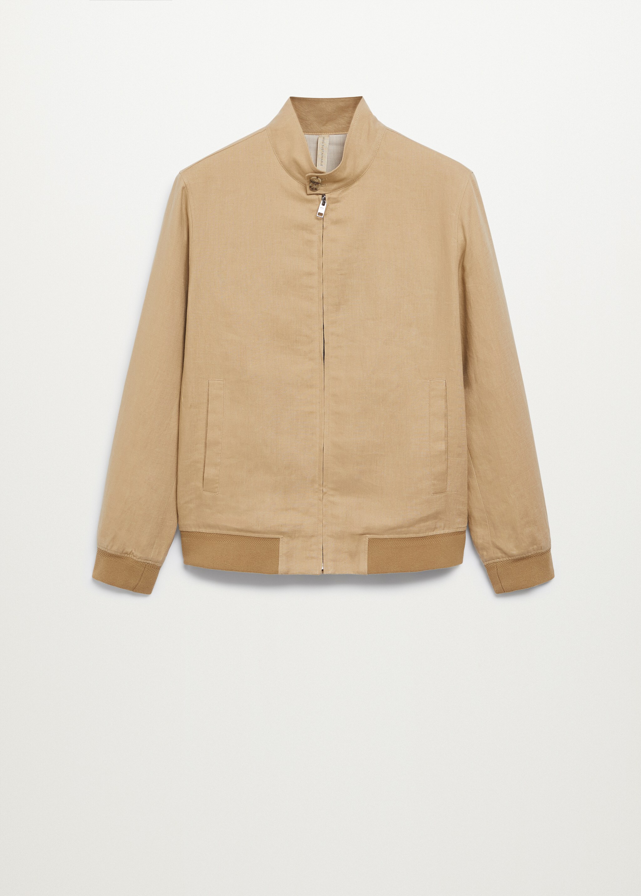 Bunda bomber 100% len - Zboží bez modelu