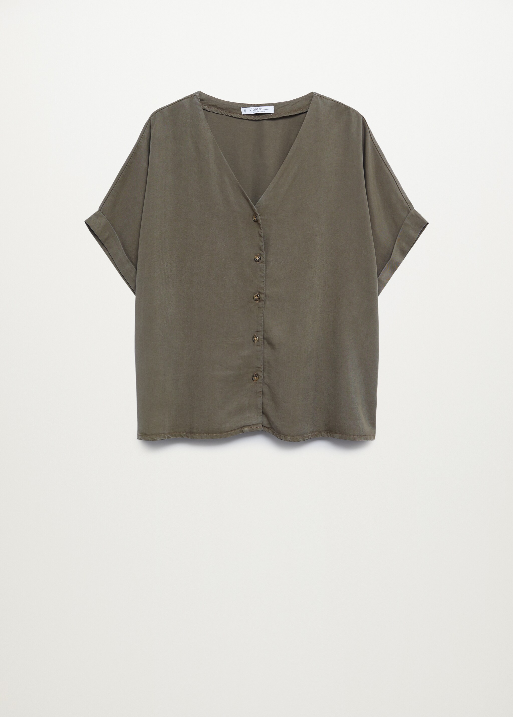 Flowy lyocell blouse - Article without model