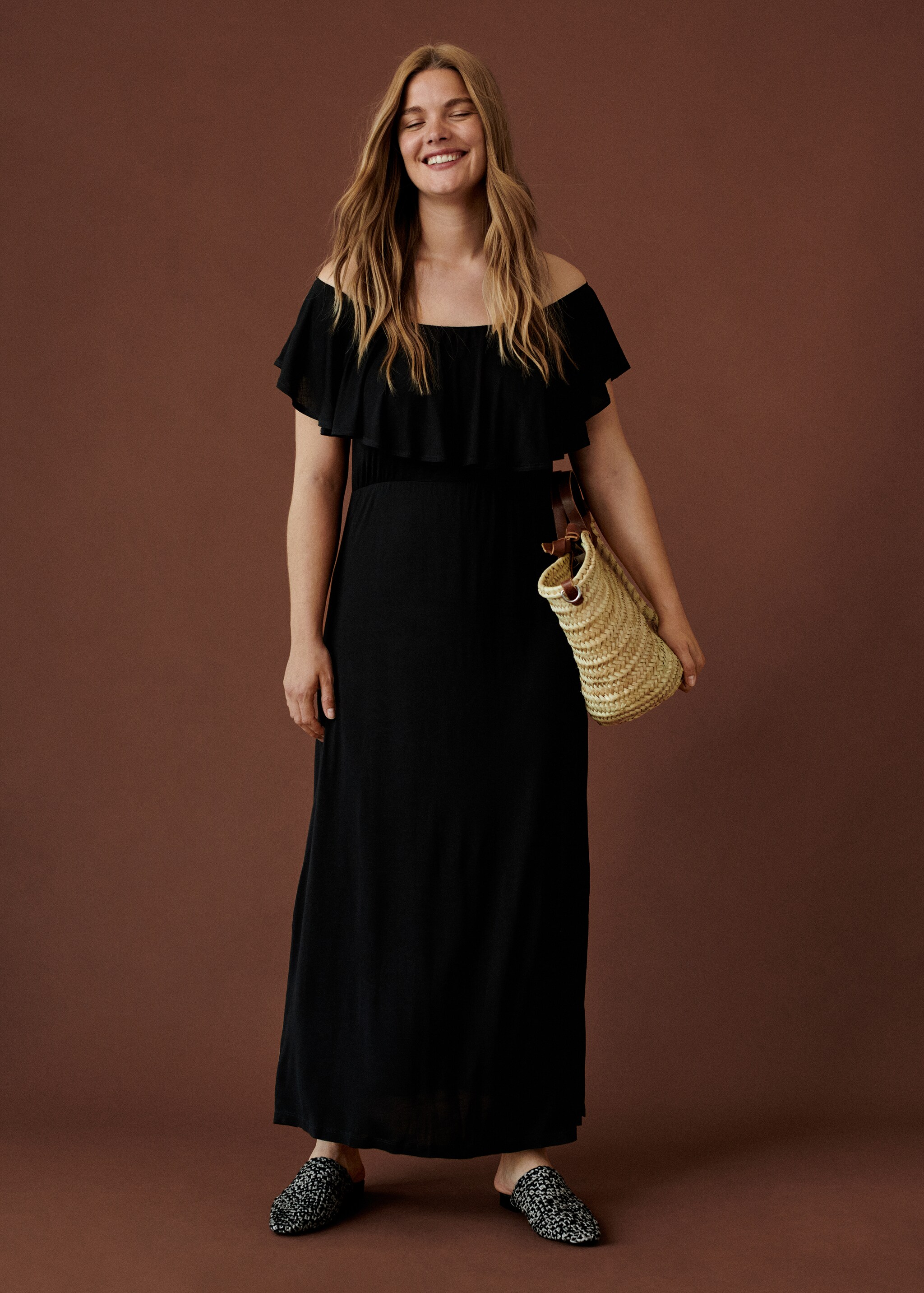 Ruffle knit dress - Details of the article 5