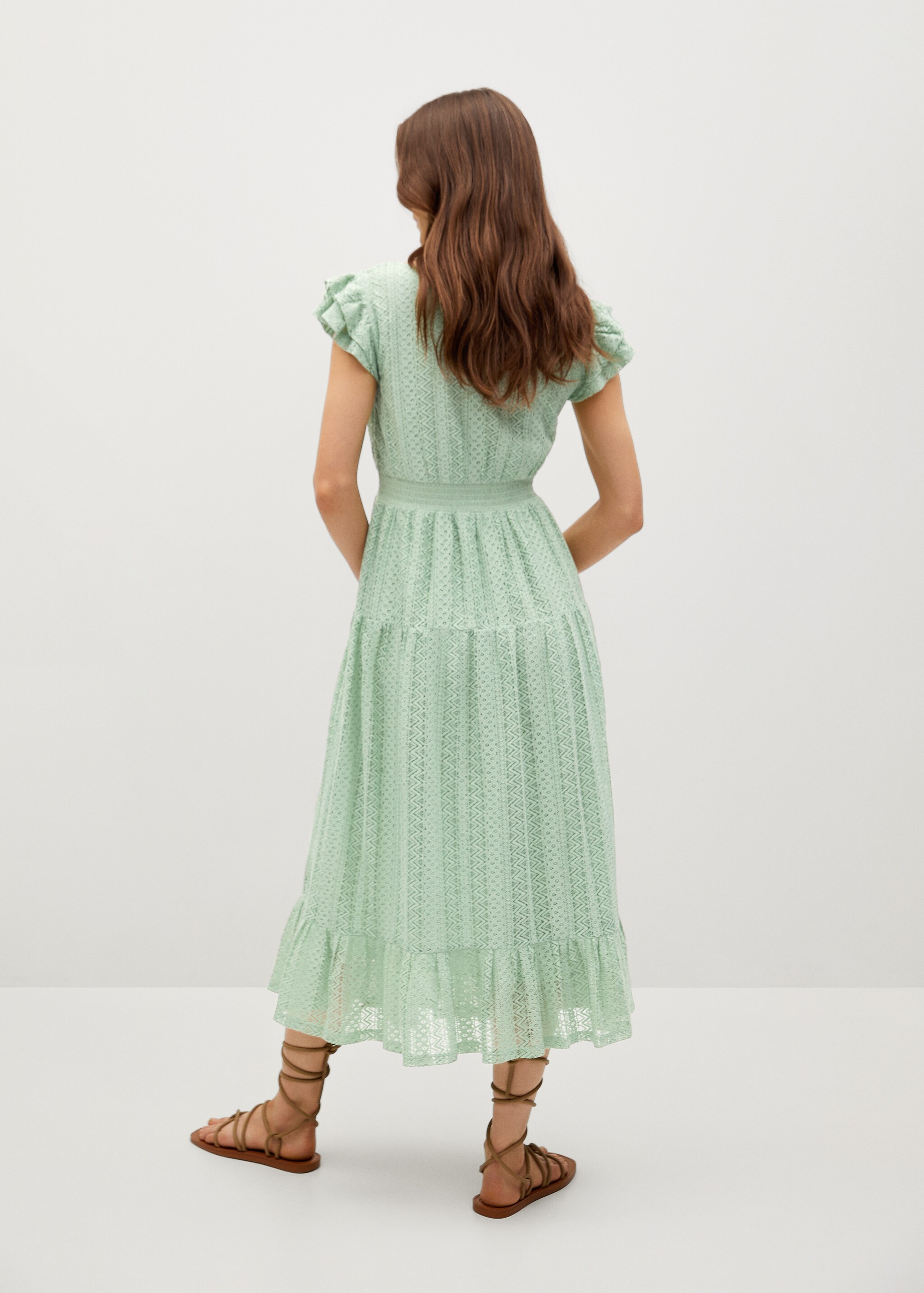 Vestido algodón orgánico calado - Reverso del artículo