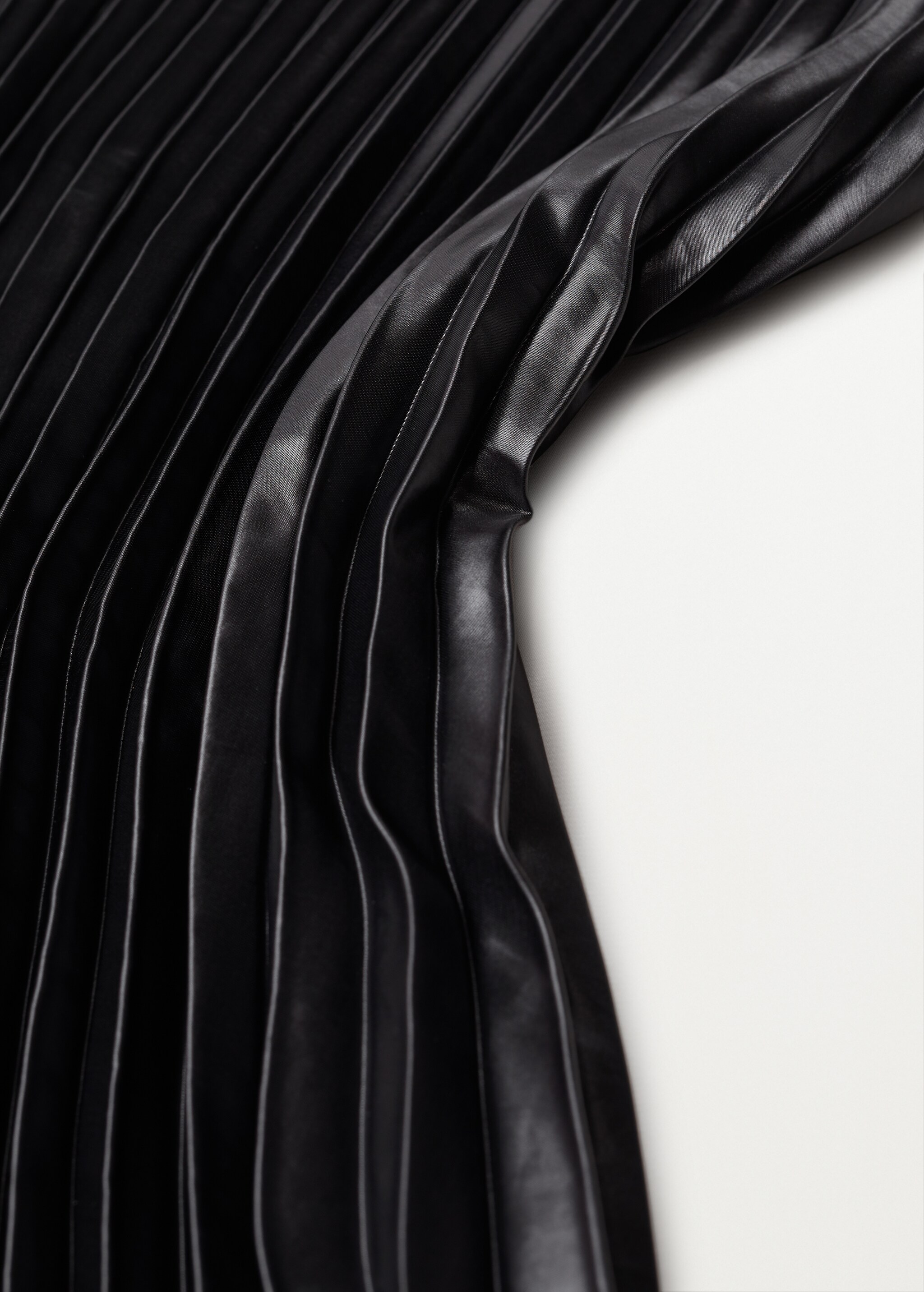 Satin pleated skirt - Details of the article 8