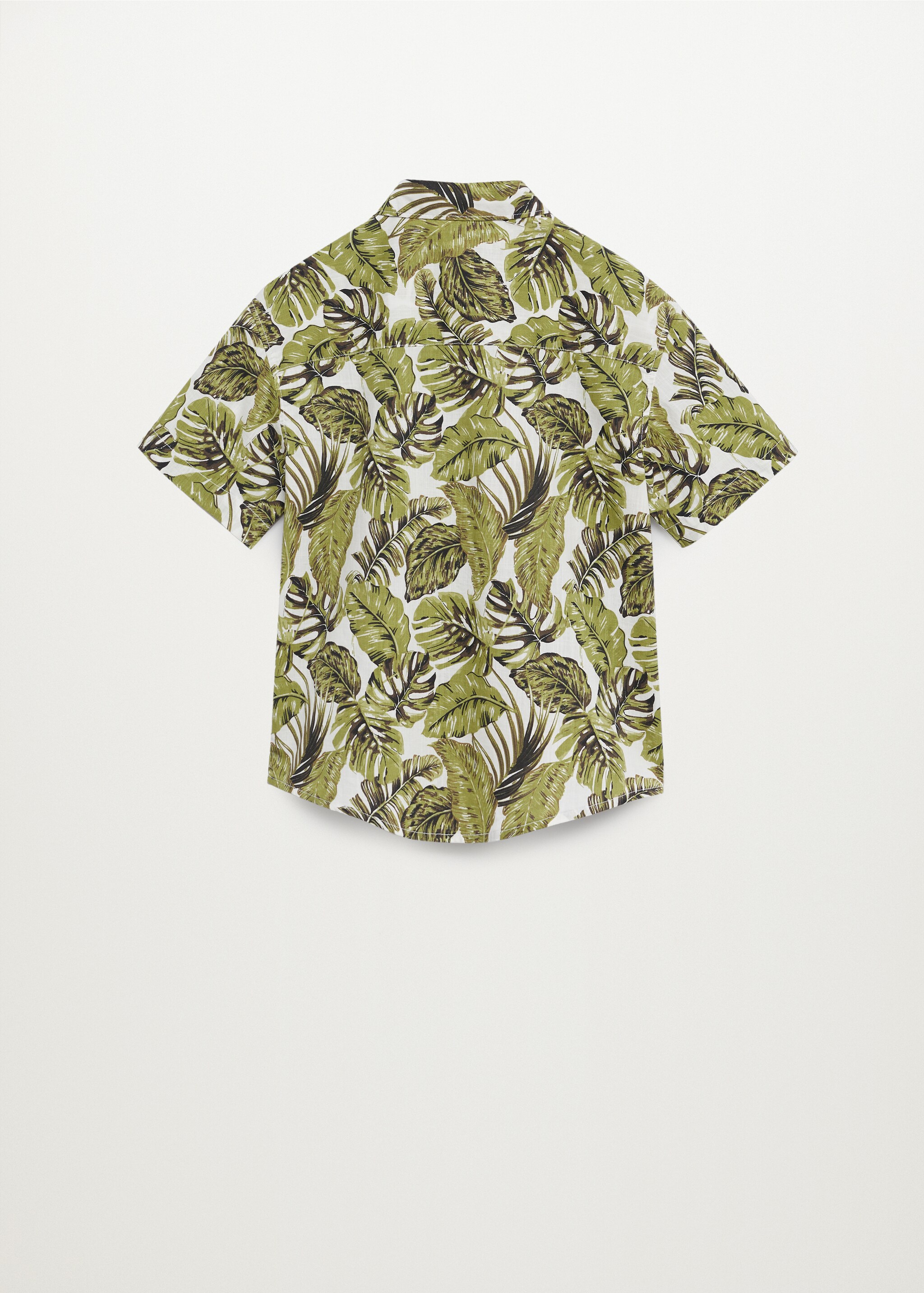 Blouse met tropische print - Achterkant van het artikel