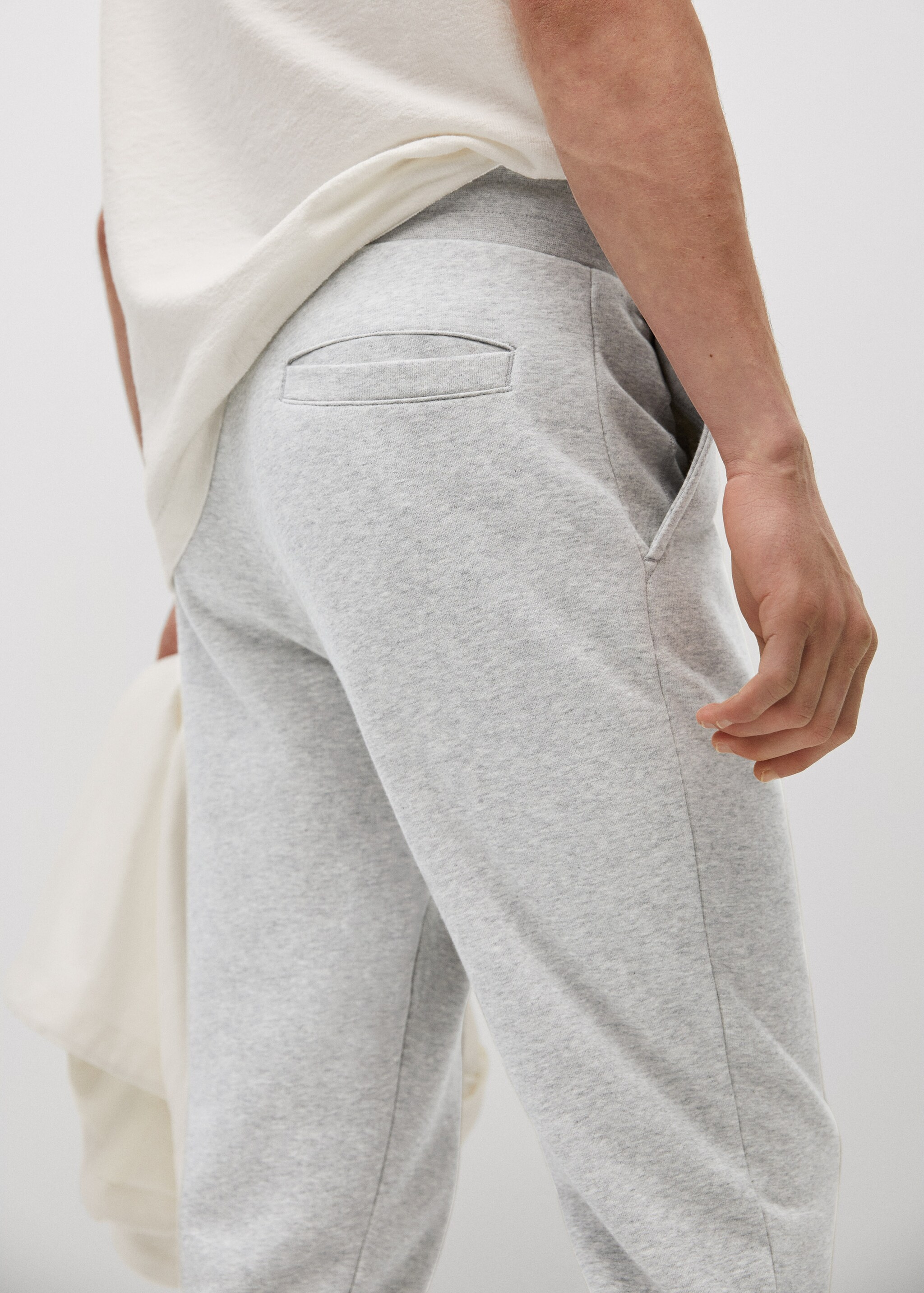 Kalhoty jogger z teplákoviny - Detail zboží 2