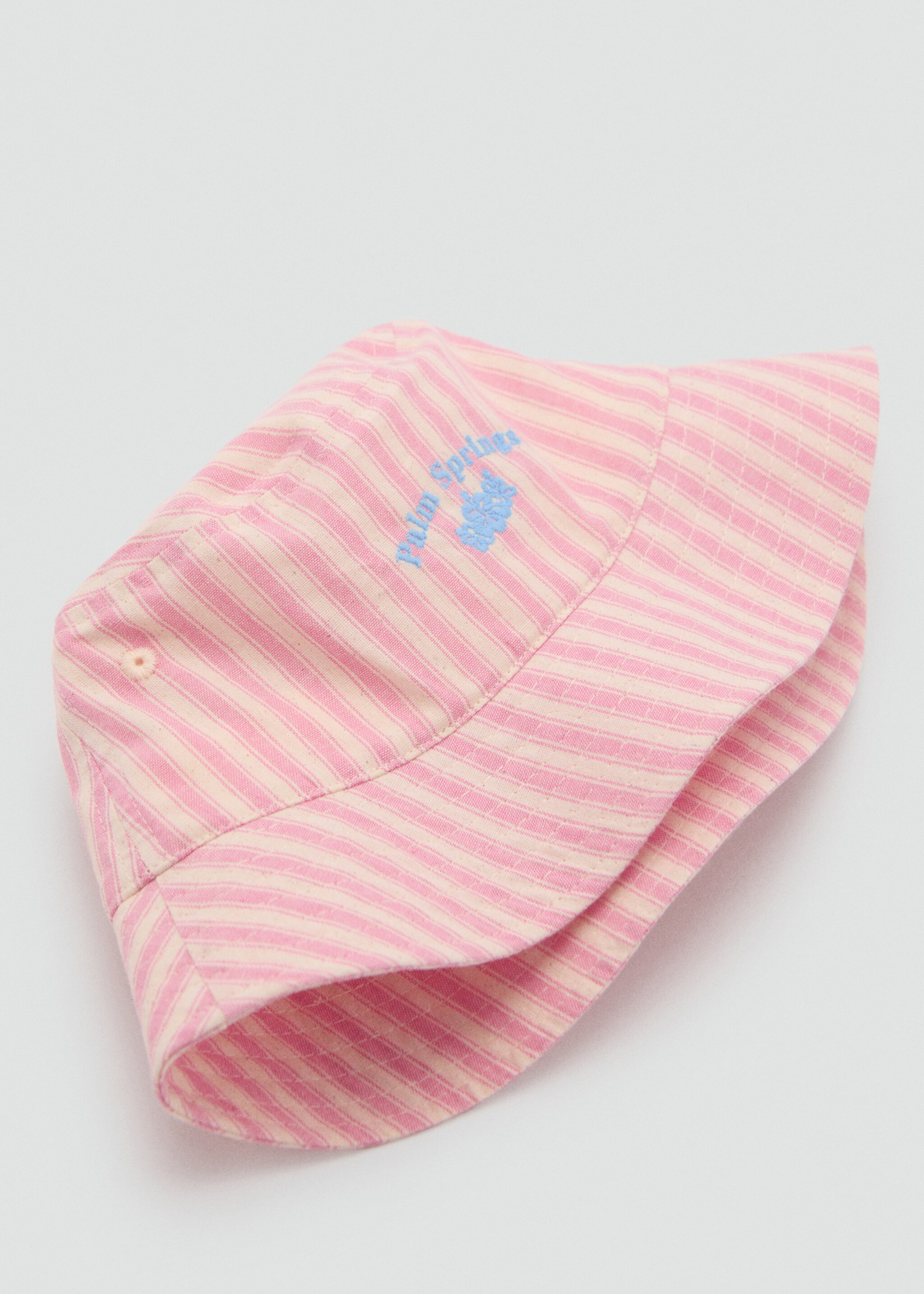 Bucket hat - Details of the article 2, Pink. Ref: 87067170-00.