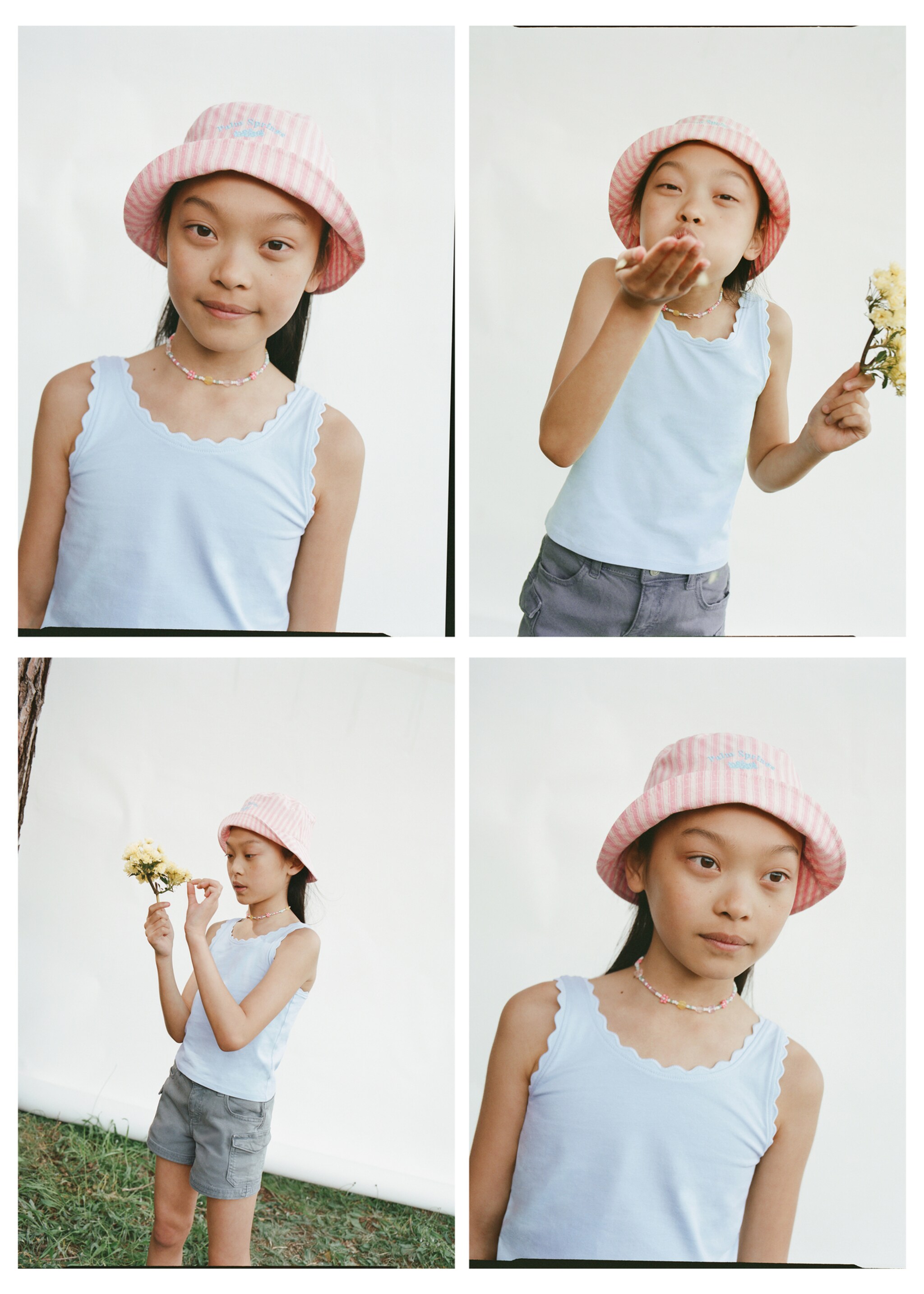 Bucket hat - Details of the article 6, Pink. Ref: 87067170-00.